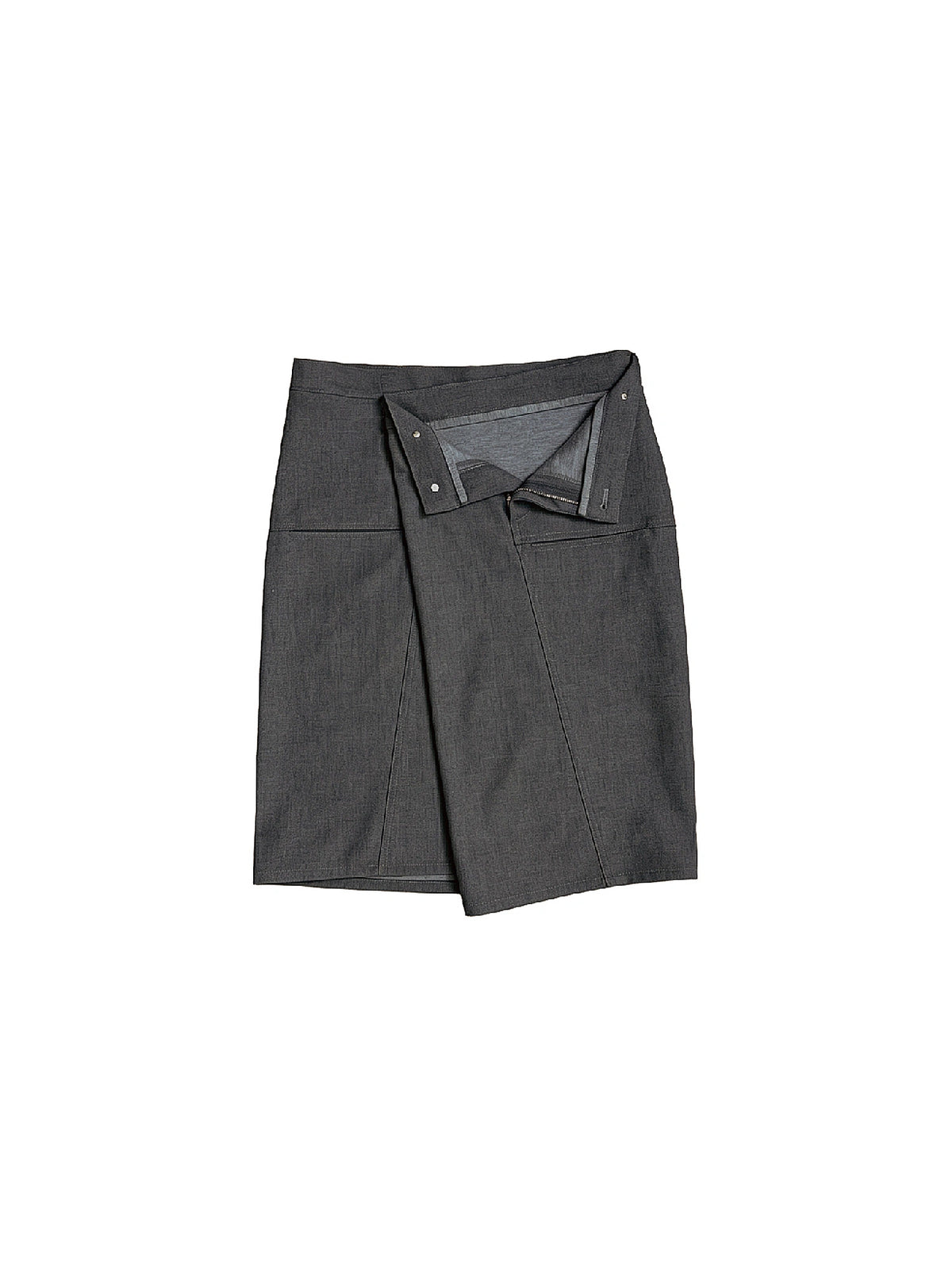 2HK TWO HOUR KEYYY Deconstructed Wrap Pencil Midi Skirt | Canton Collective