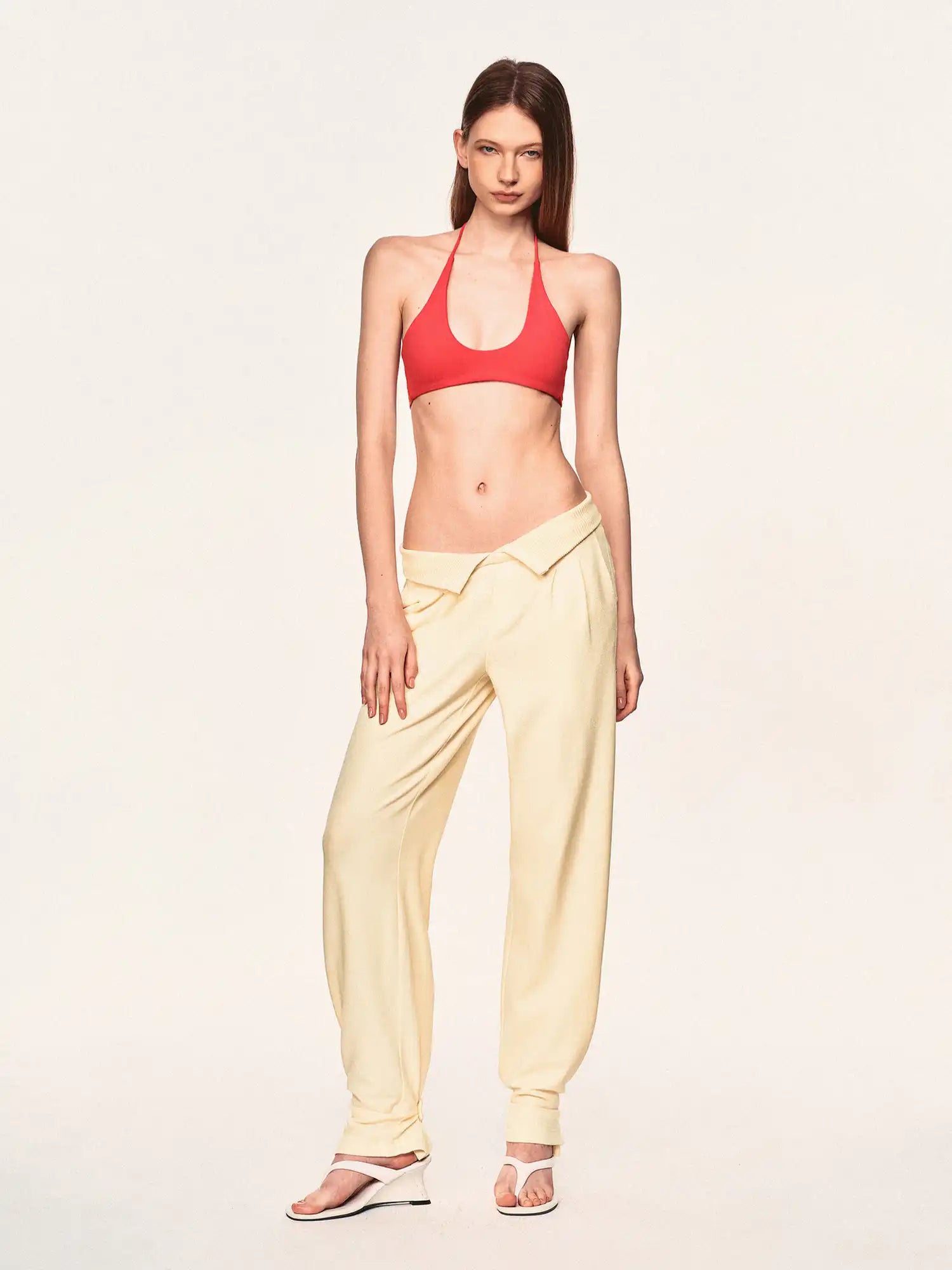 Ayo Deep U Neck Halter Bralette | Canton Collective