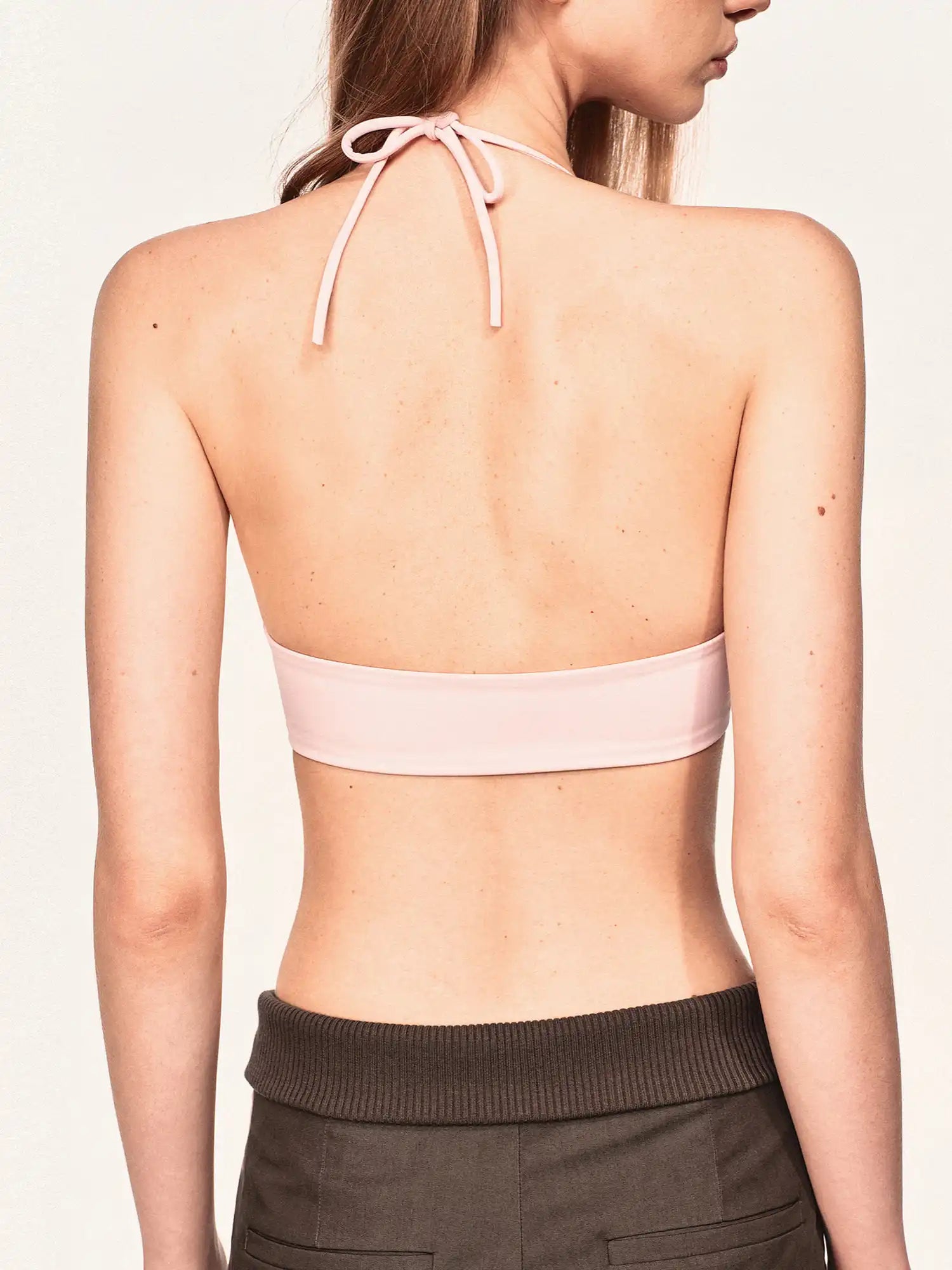 Ayo Deep U Neck Halter Bralette | Canton Collective