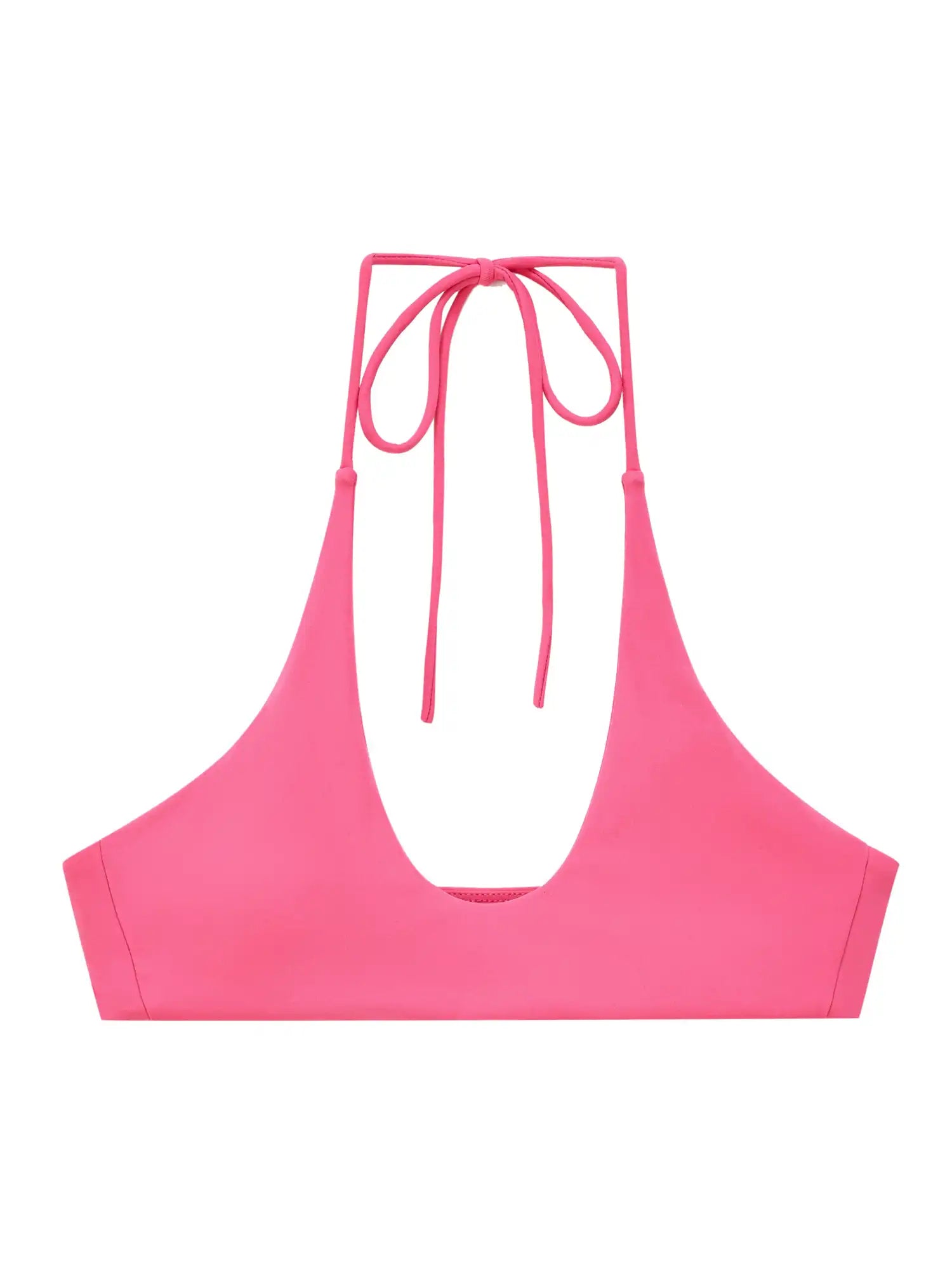 Ayo Deep U Neck Halter Bralette | Canton Collective