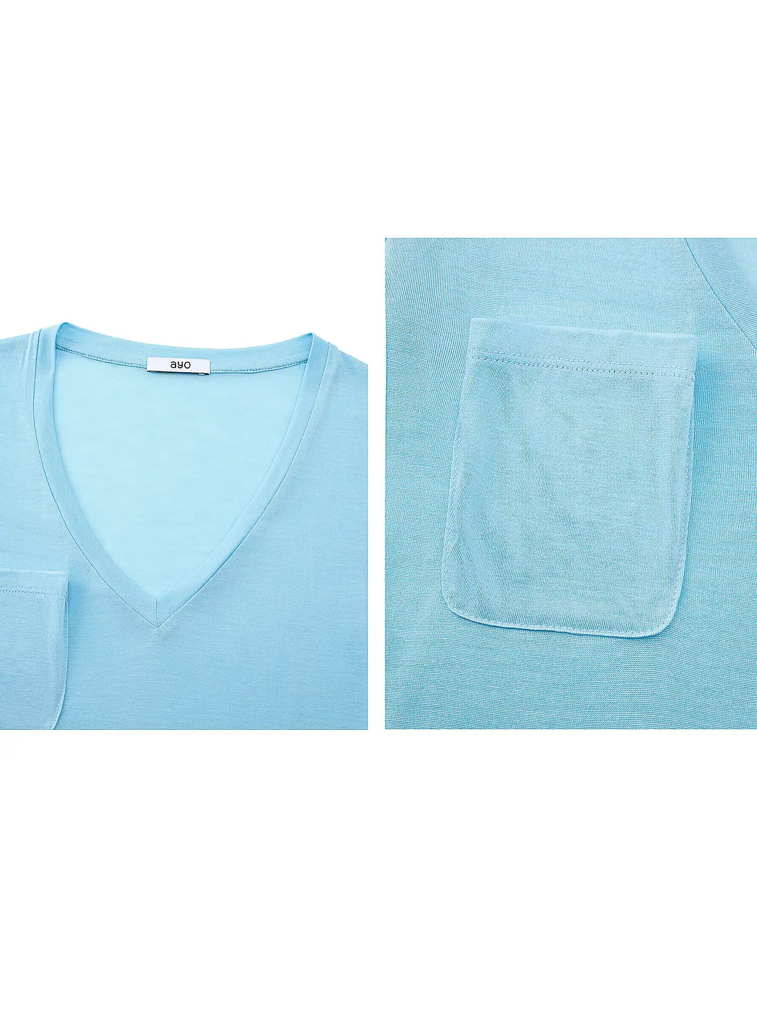 Ayo Deep V Neck 2000s Top | Canton Collective