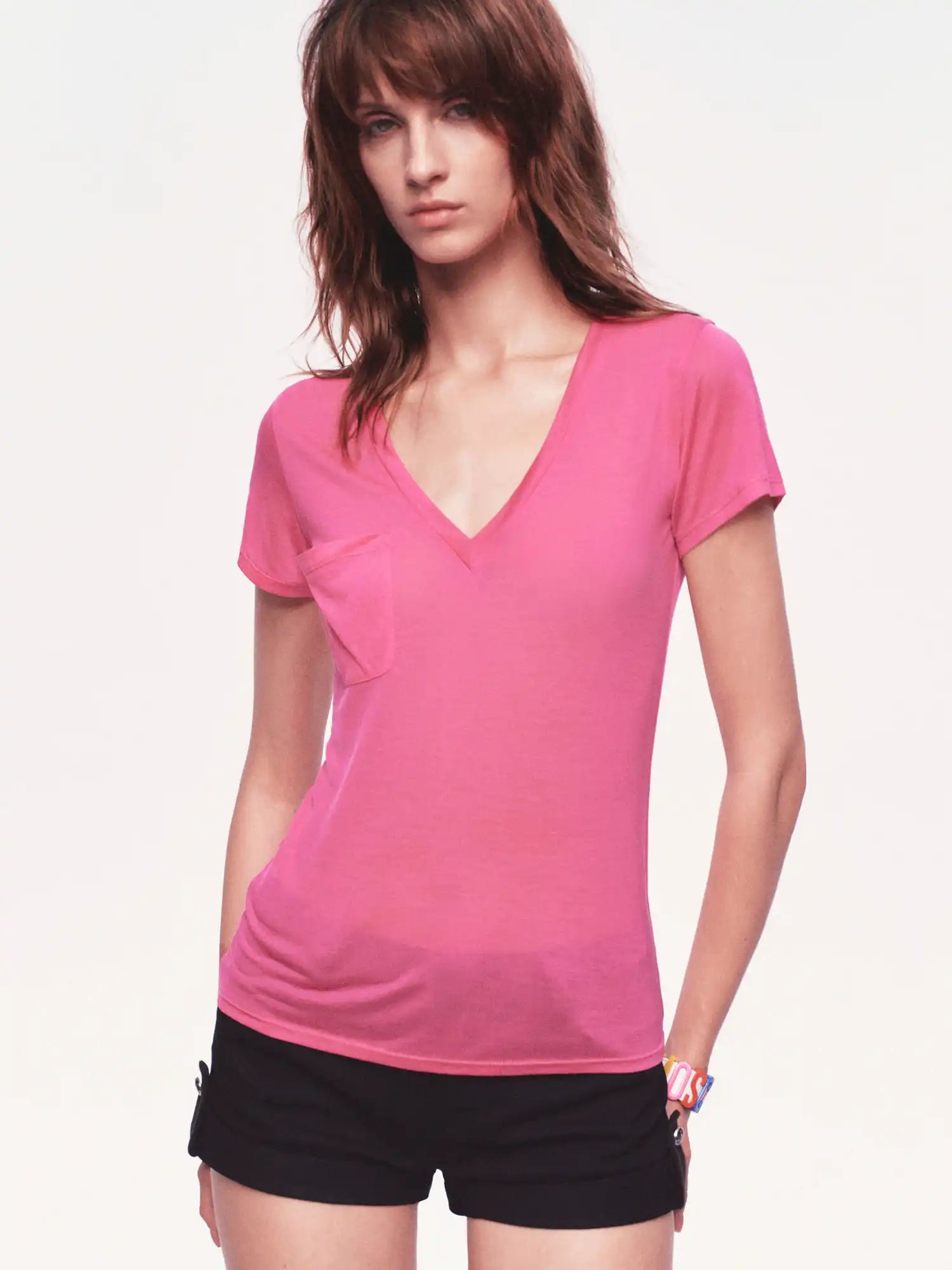 Ayo Deep V Neck 2000s Top | Canton Collective