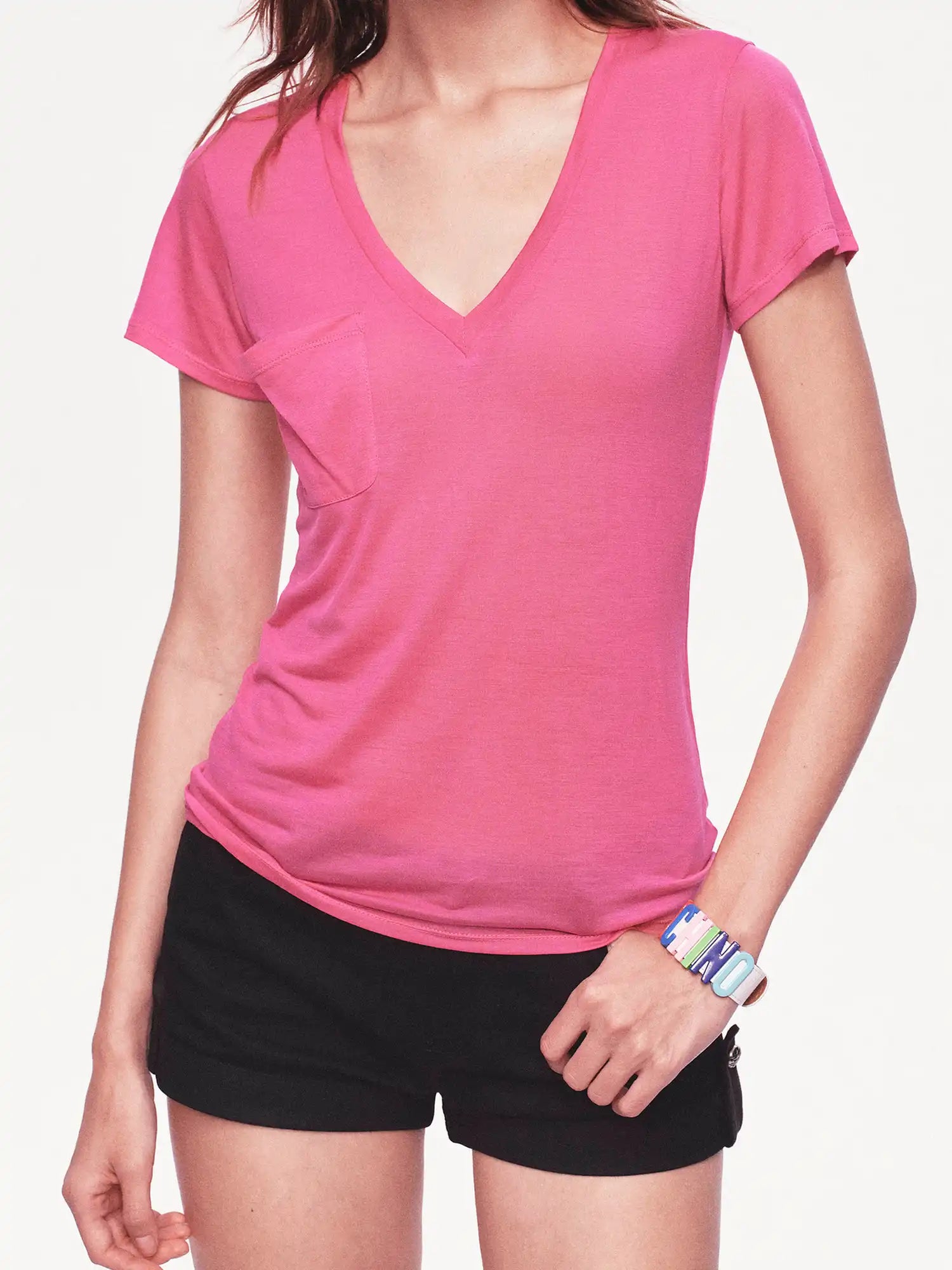 Ayo Deep V Neck 2000s Top | Canton Collective
