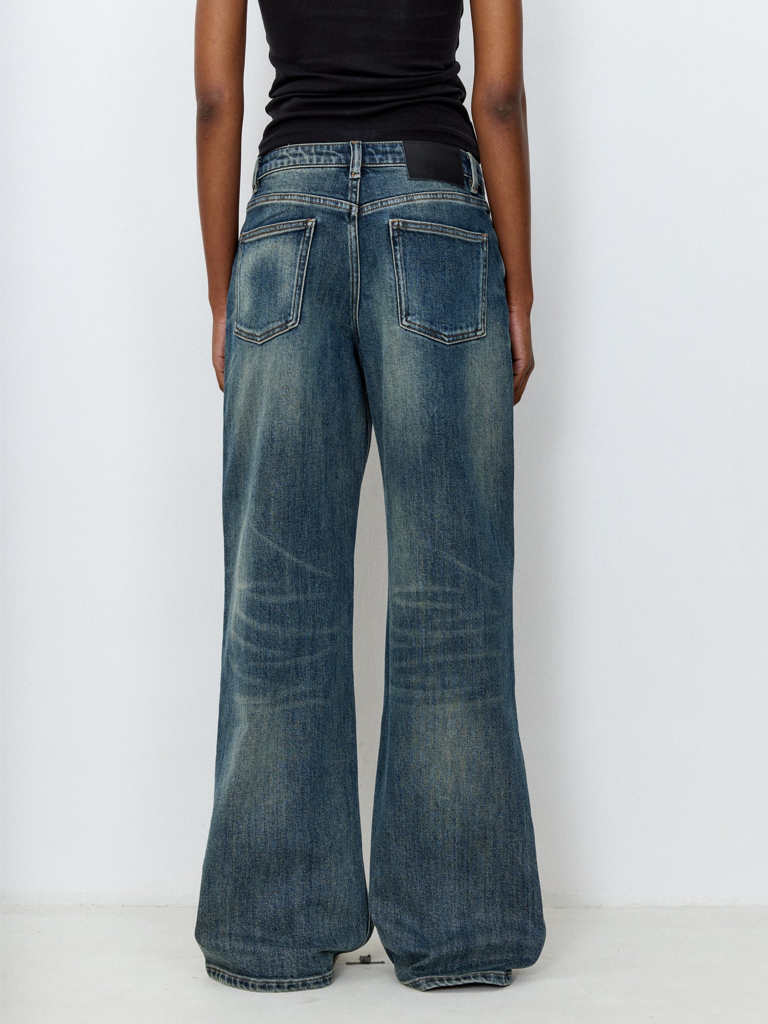 FirstFloor Denim Straight-Leg Washed Jeans | Canton Collective