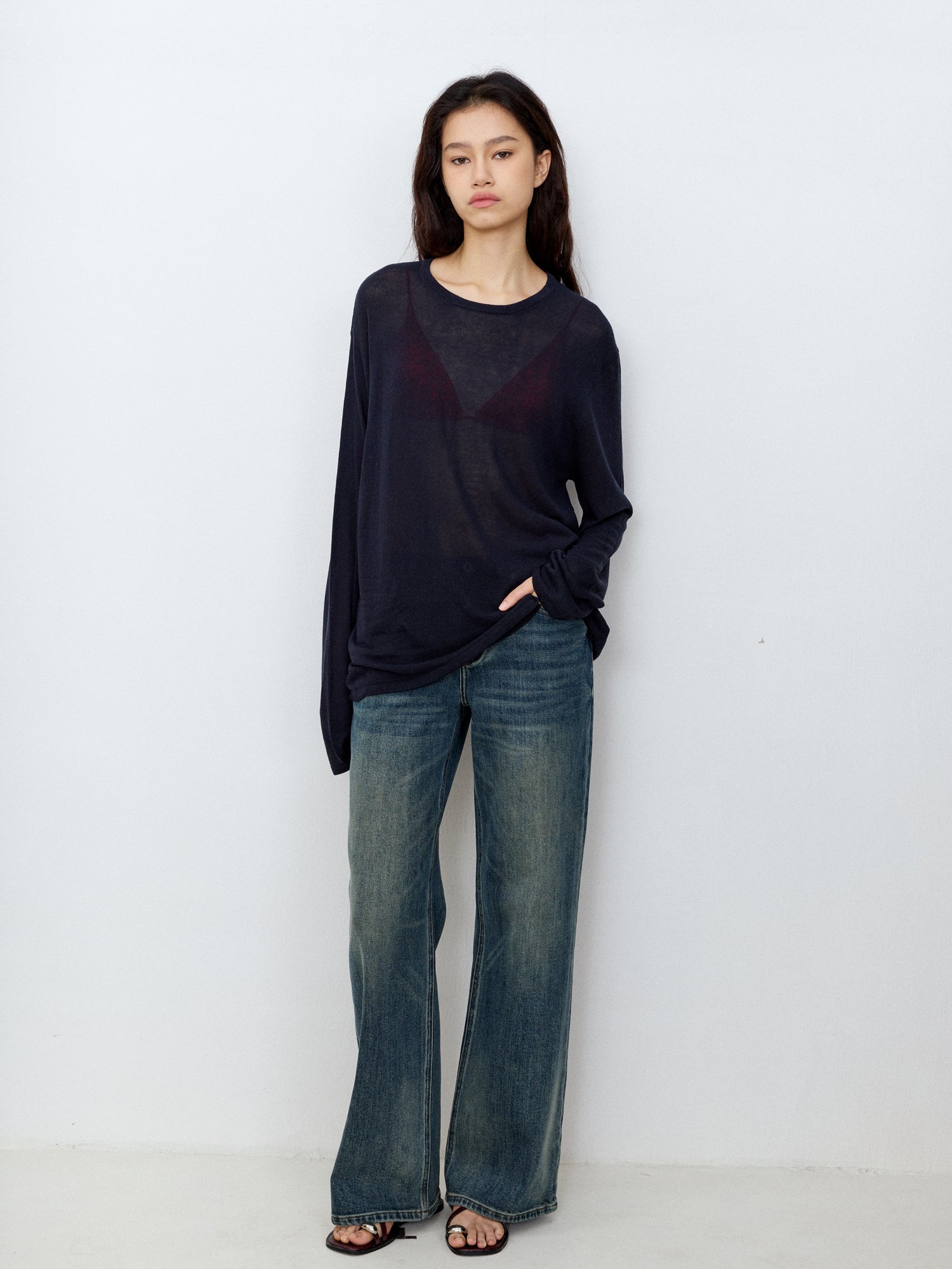 FirstFloor Denim Straight-Leg Washed Jeans | Canton Collective
