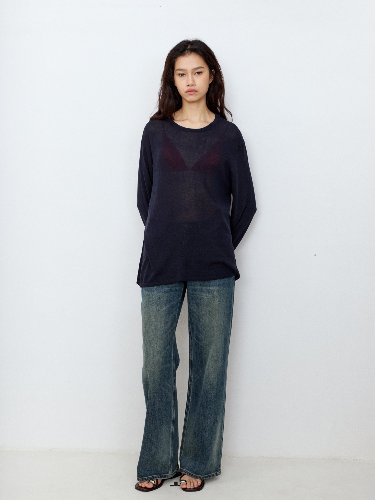 FirstFloor Denim Straight-Leg Washed Jeans | Canton Collective
