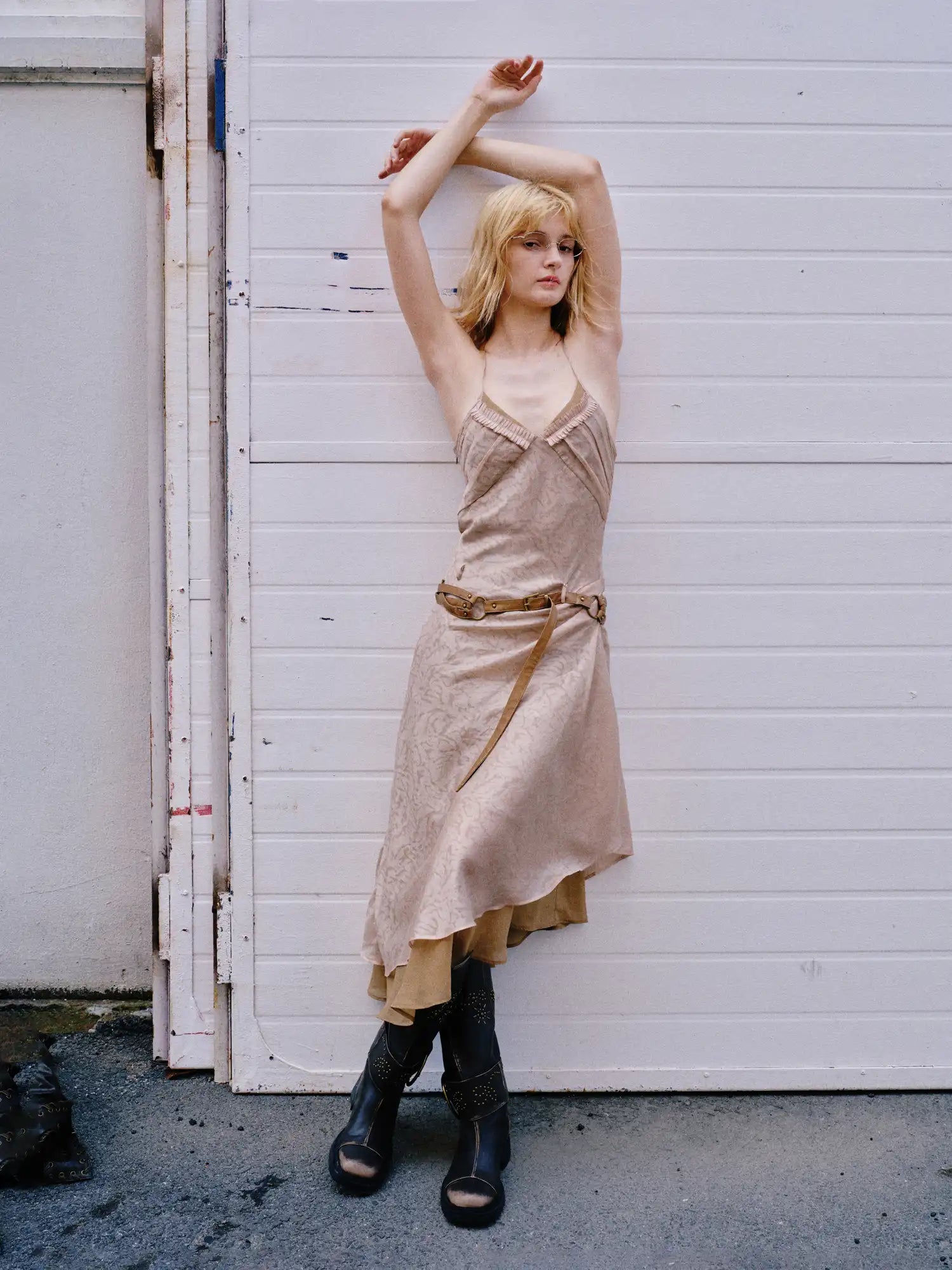2th Desire Detachable Studded Belt Dress | Canton Collective