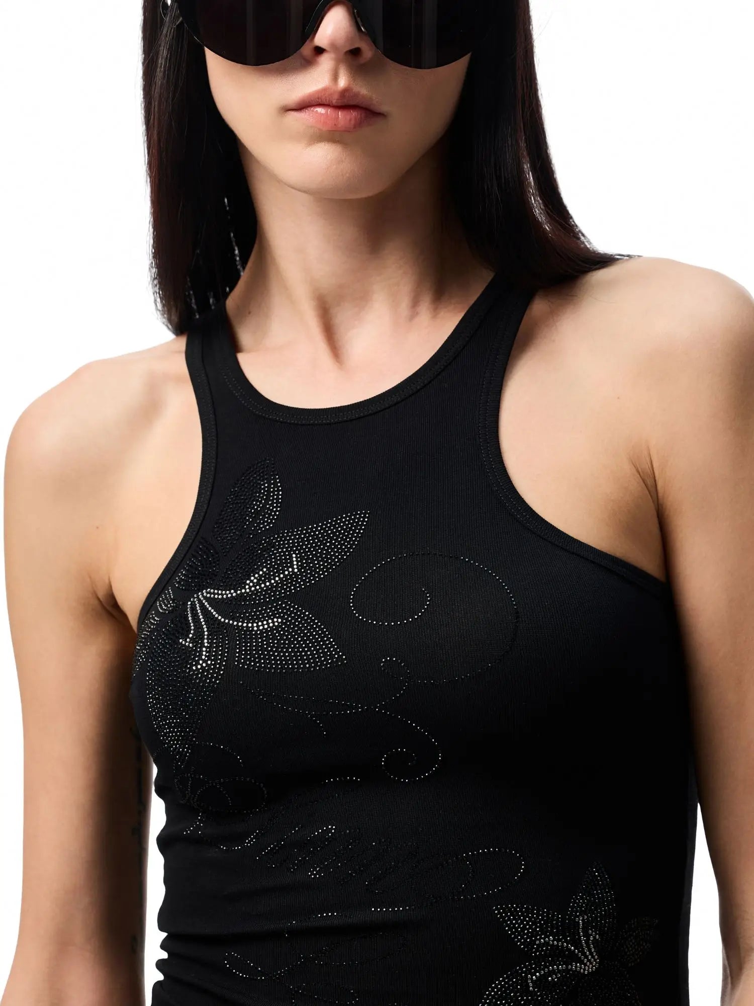 1Jinn Studio Diamond Flora Racer Tank  | Canton Collective