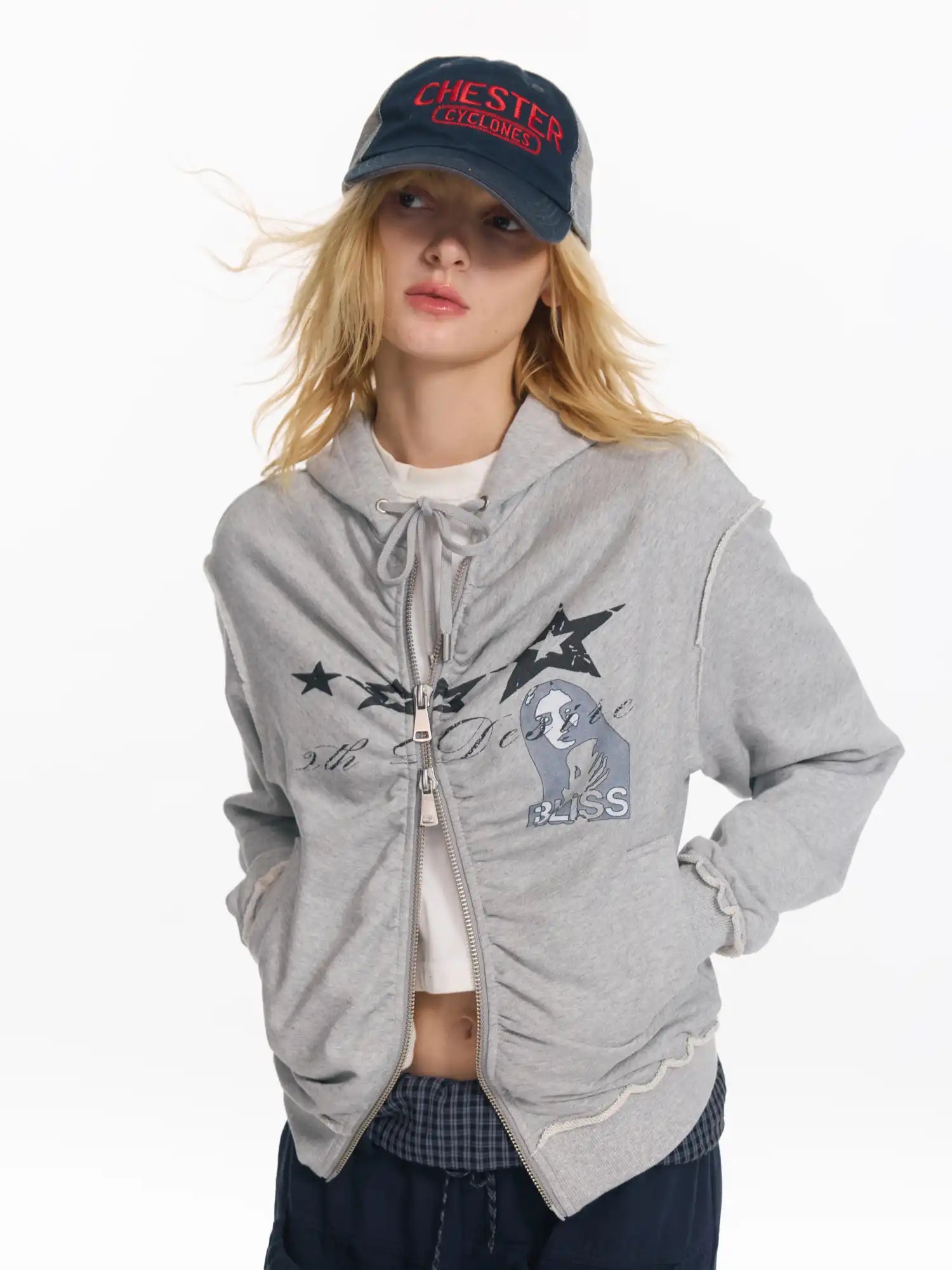 2th Desire Distressed Punk Hooded Jacket | Canton Collective