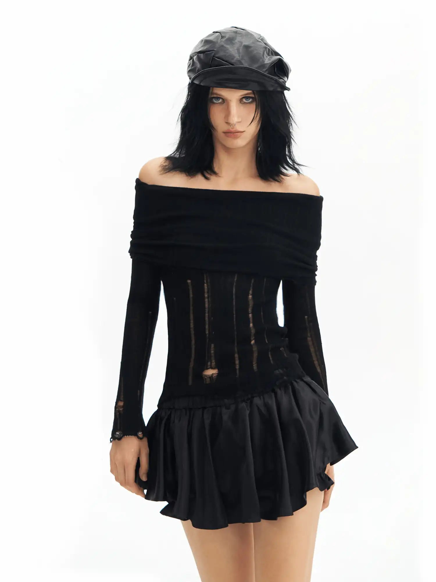 Deleteex Distressed Wool Top | Canton Collective