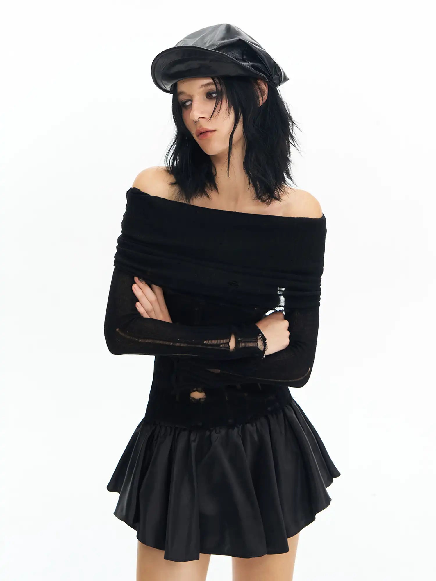 Deleteex Distressed Wool Top | Canton Collective