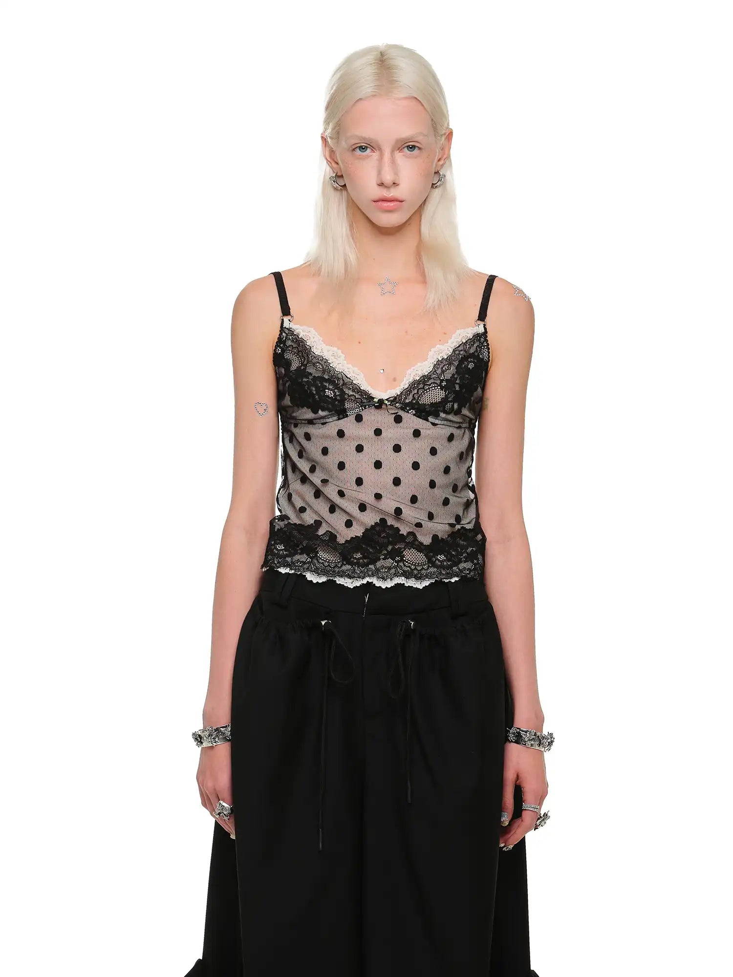 1Jinn Studio Dotted Lace Daydream Tank | Canton Collective