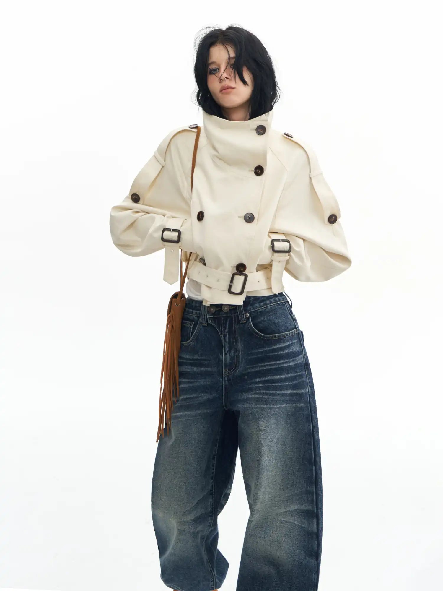 Deleteex Double-Breasted Trench Coat | Canton Collective