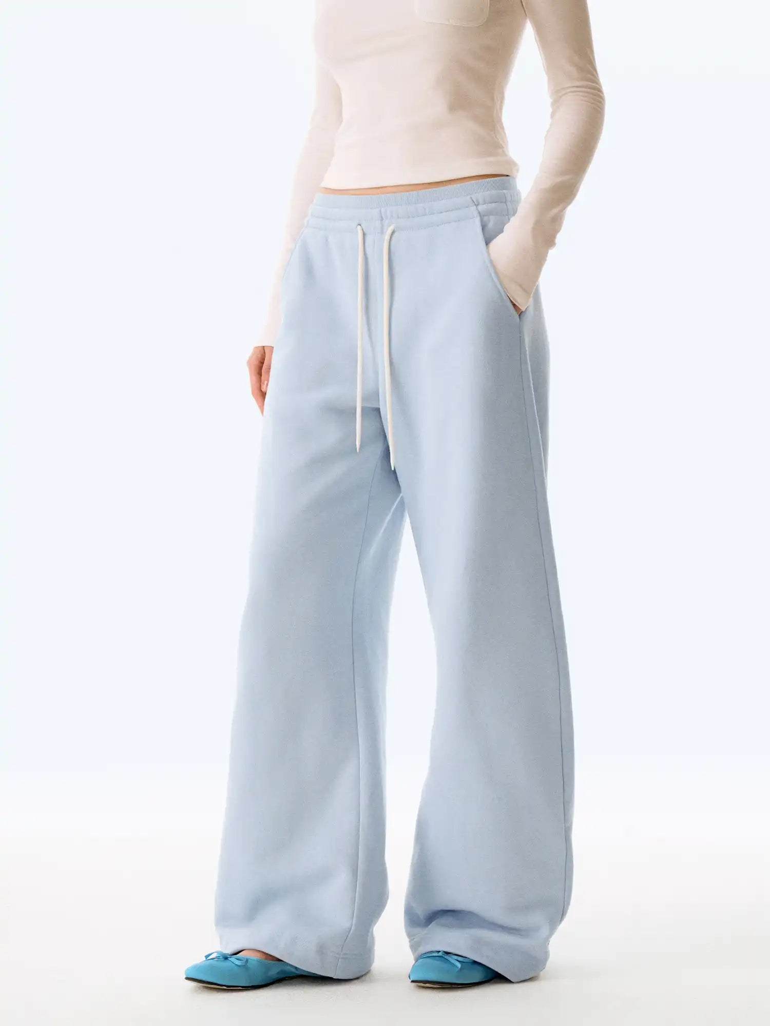 FIRST FLOOR Double-Waisted Fleece Sweatpants | Canton Collective