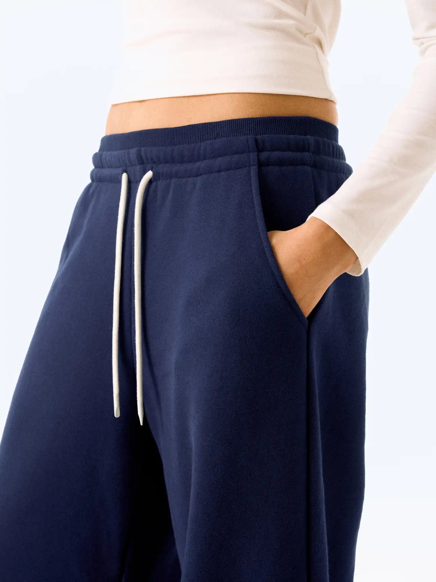 FIRST FLOOR Double-Waisted Fleece Sweatpants | Canton Collective