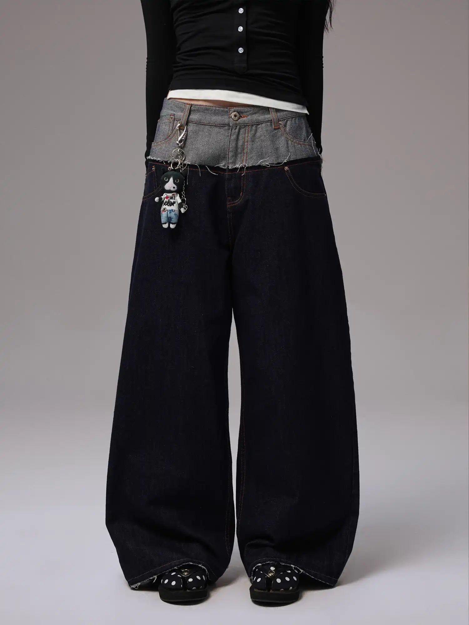 1Jinn Studio Double waistband embroidered Pant | Canton Collective