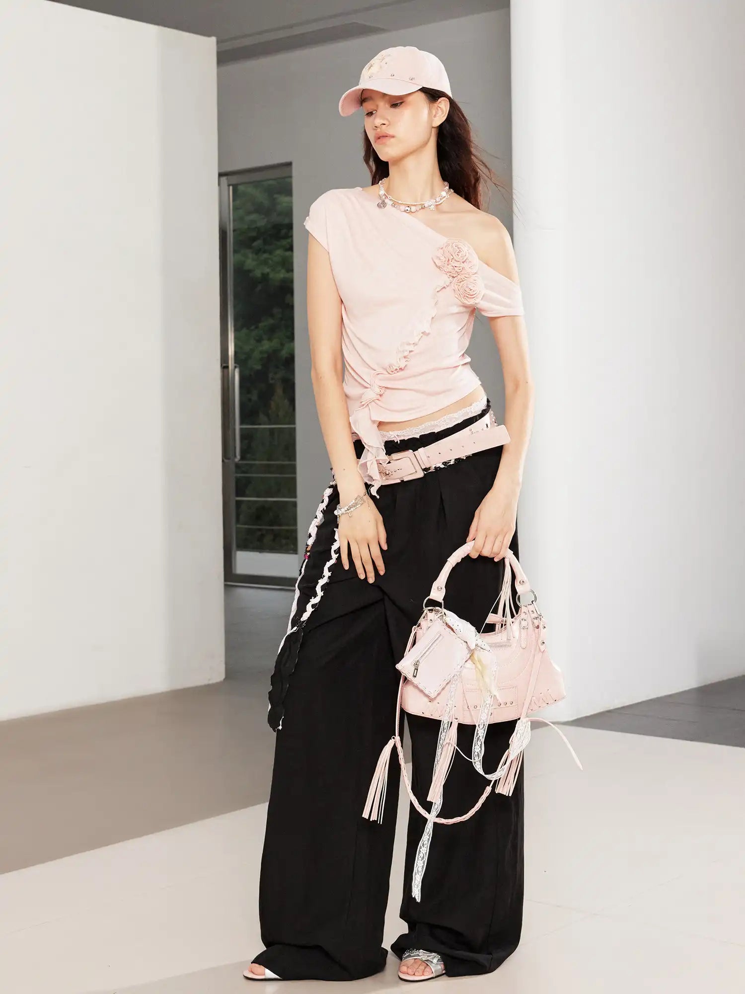 2th Desire Draped Ruffle Tee | Canton Collective