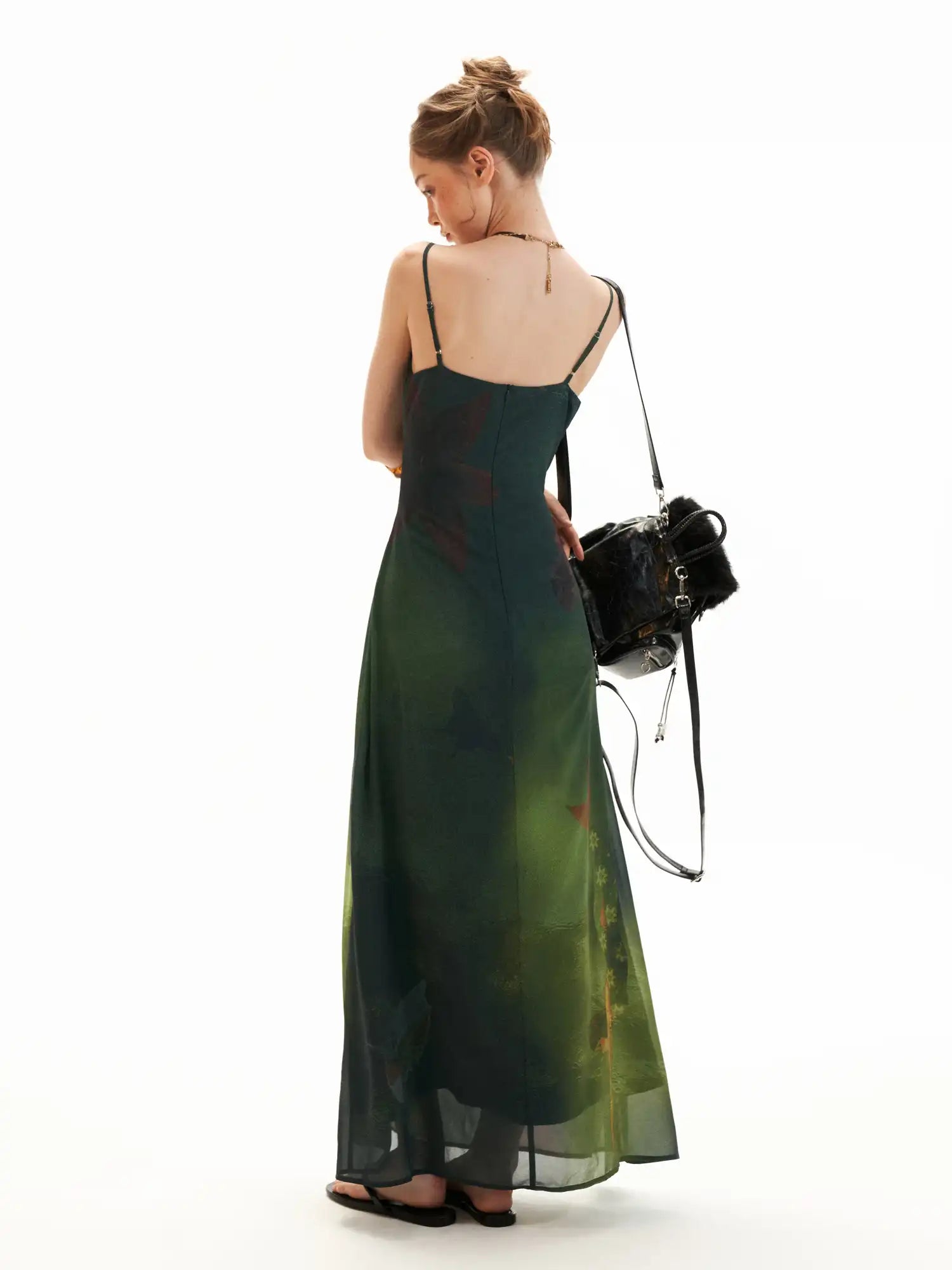 MAMC Dreamy Underwater Garden Slip Maxi Dress | Canton Collective
