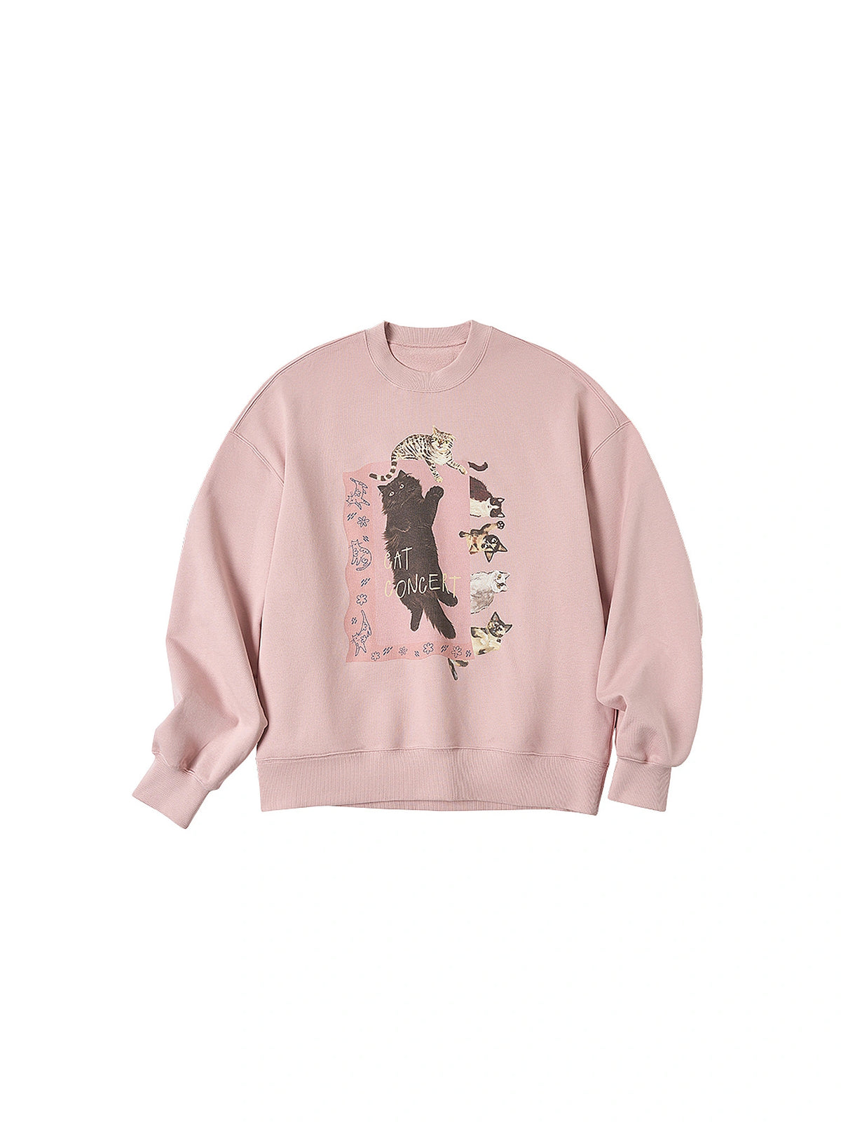 Outtheblue Dusty Pink Drop Shoulder Oversized Sweatshirt | Canton Collective