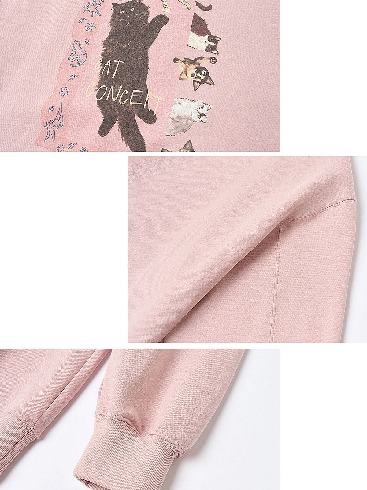 Outtheblue Dusty Pink Drop Shoulder Oversized Sweatshirt | Canton Collective