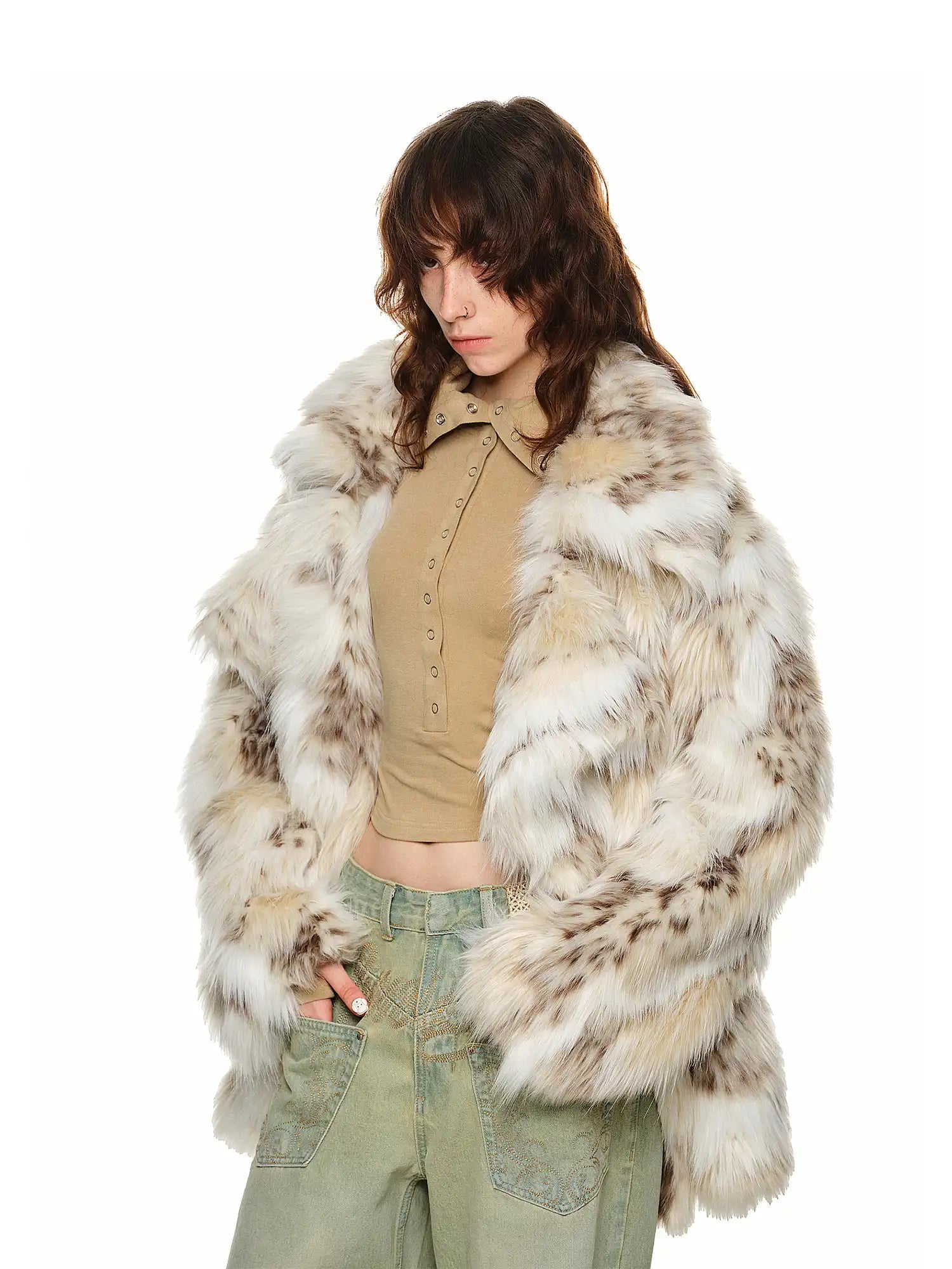 1Jinn Studio Eco-Friendly Leopard Faux Fur Coat | Canton Collective
