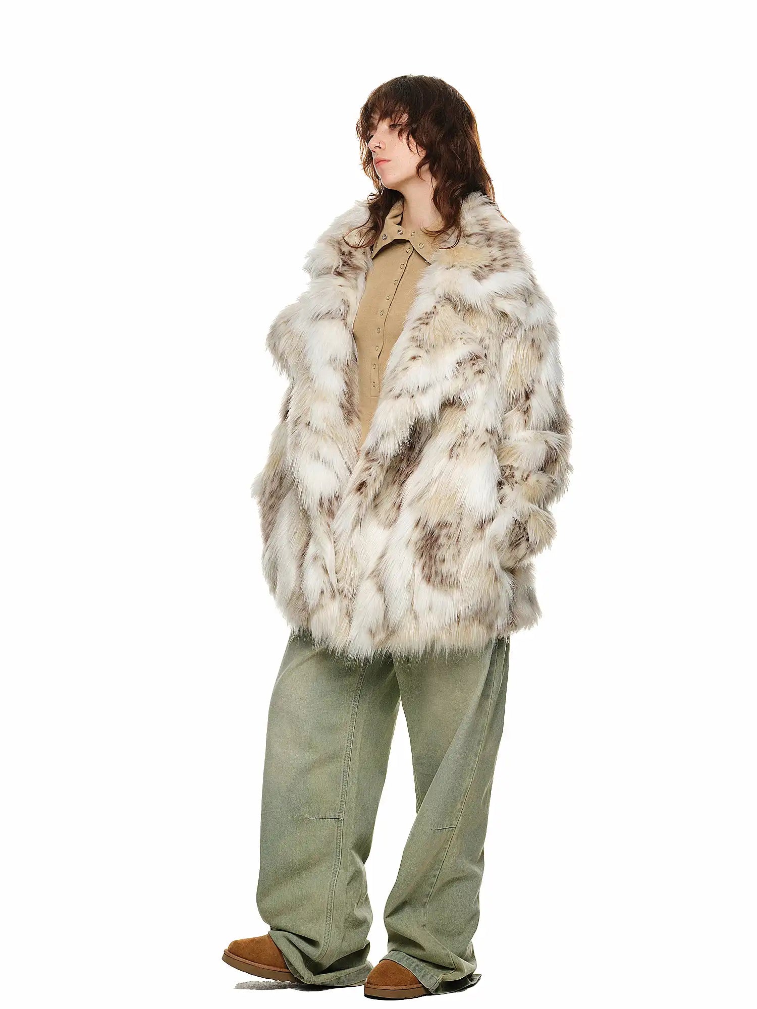1Jinn Studio Eco-Friendly Leopard Faux Fur Coat | Canton Collective