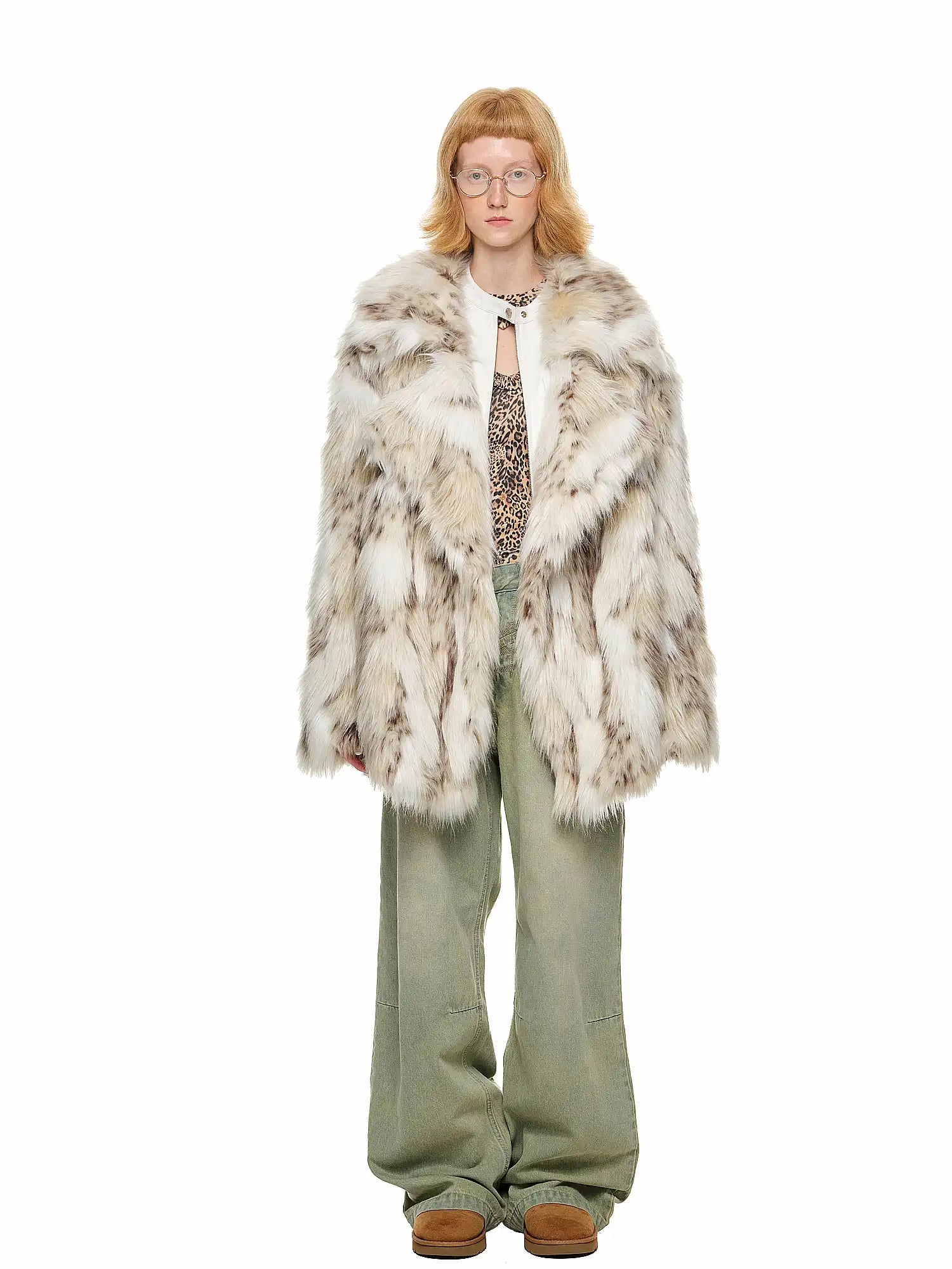 1Jinn Studio Eco-Friendly Leopard Faux Fur Coat | Canton Collective