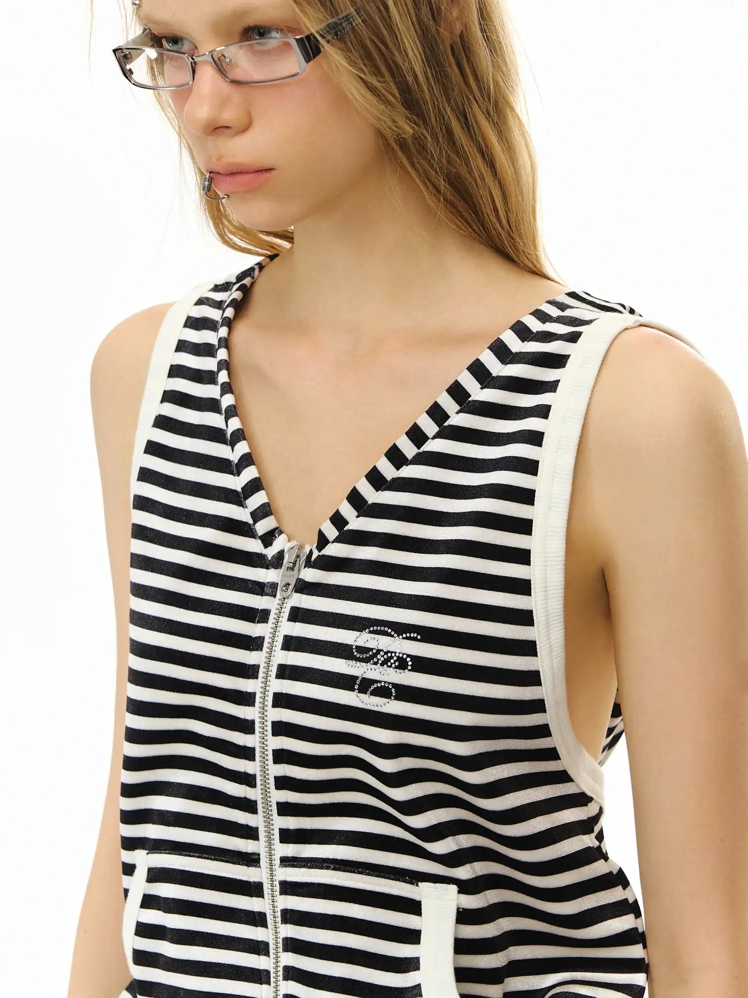 Deleteex Edgy Striped Tank Top | Canton Collective