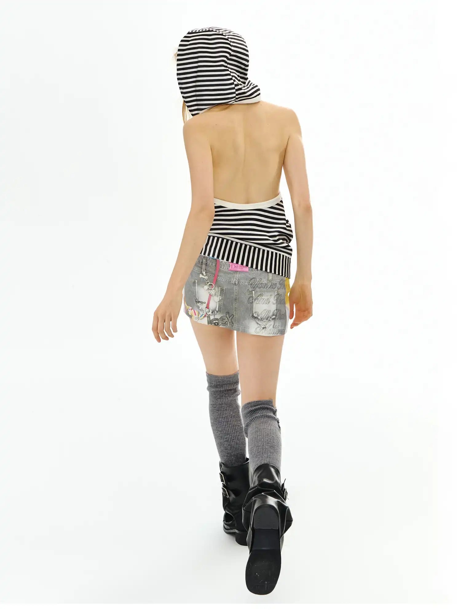 Deleteex Edgy Striped Tank Top | Canton Collective
