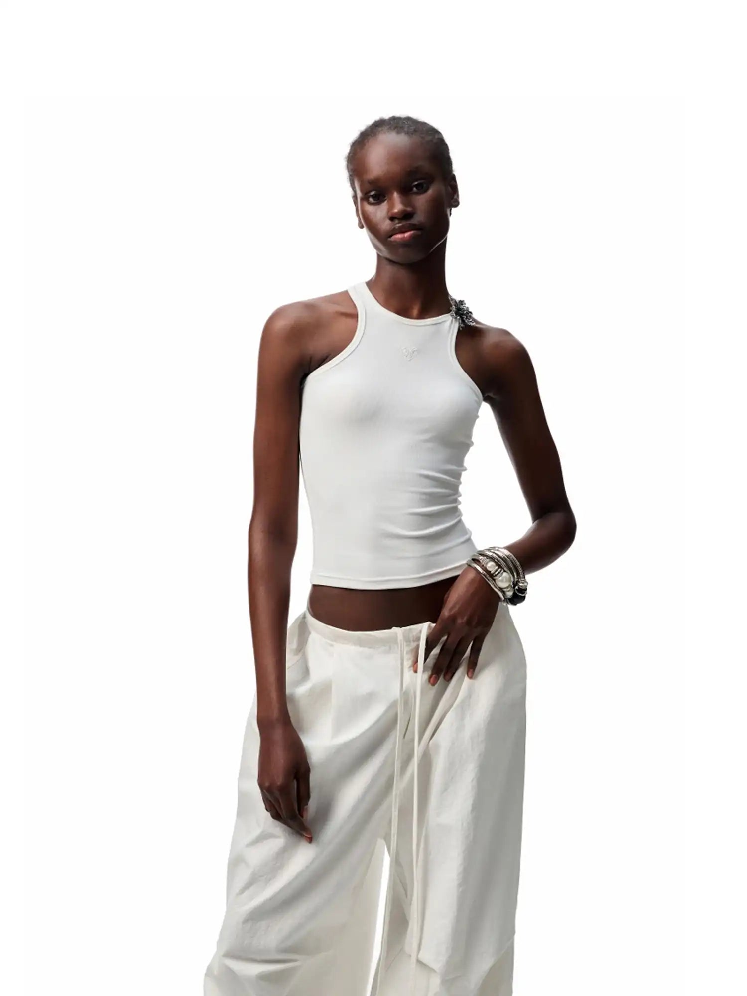 1Jinn Studio Embroidered Sleeveless Tank | Canton Collective