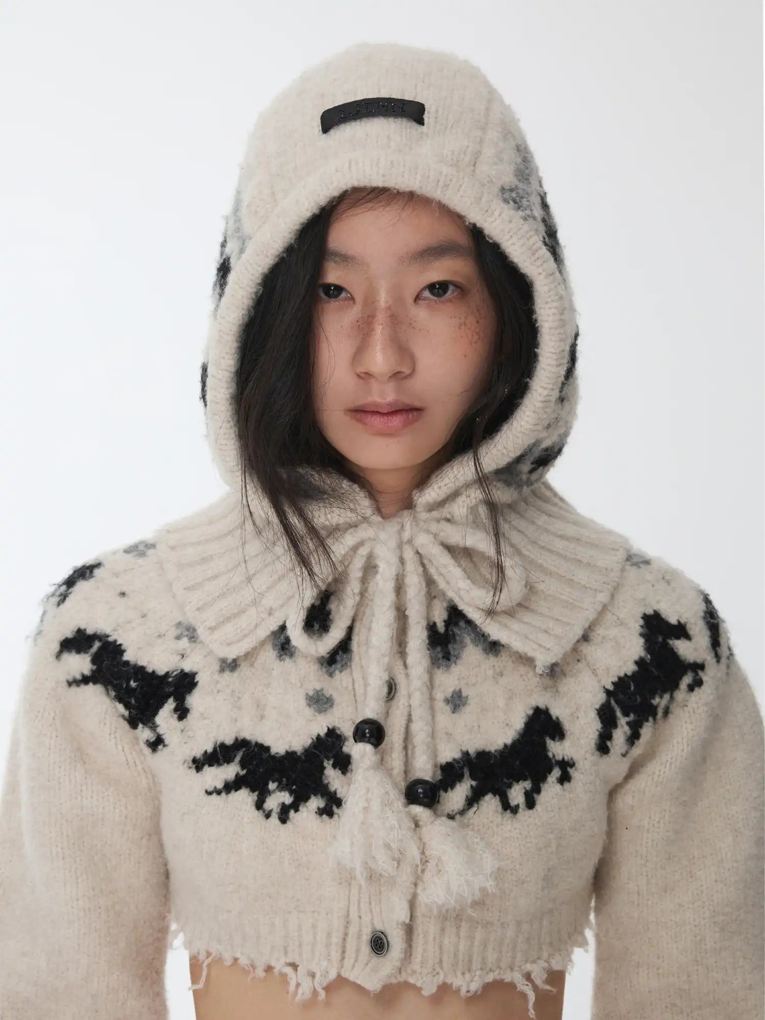 1Jinn Studio Fair Isle Pony  Balaclava | Canton Collective