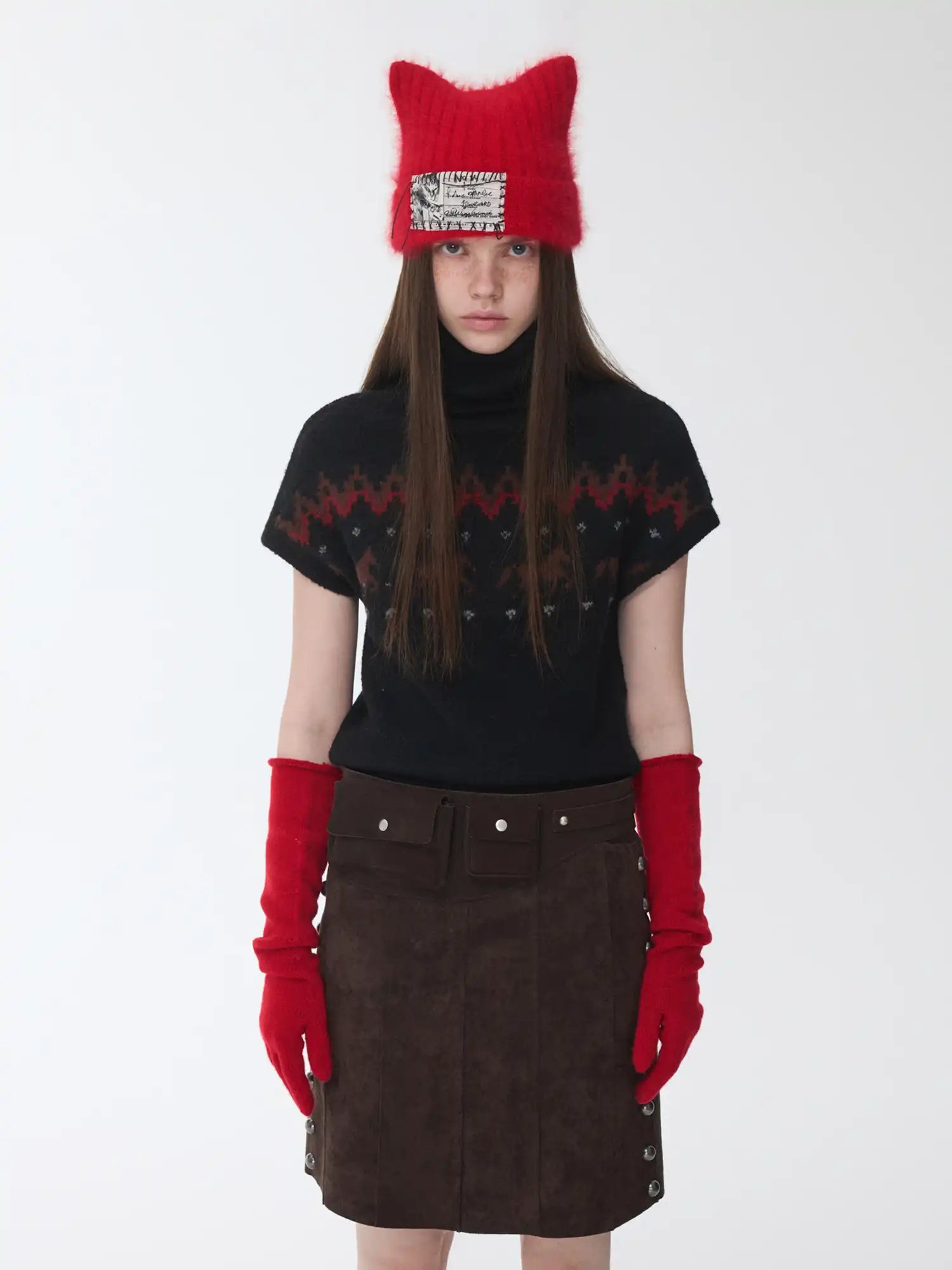 1Jinn Studio Fair Isle Short-Sleeved Sweater | Canton Collective