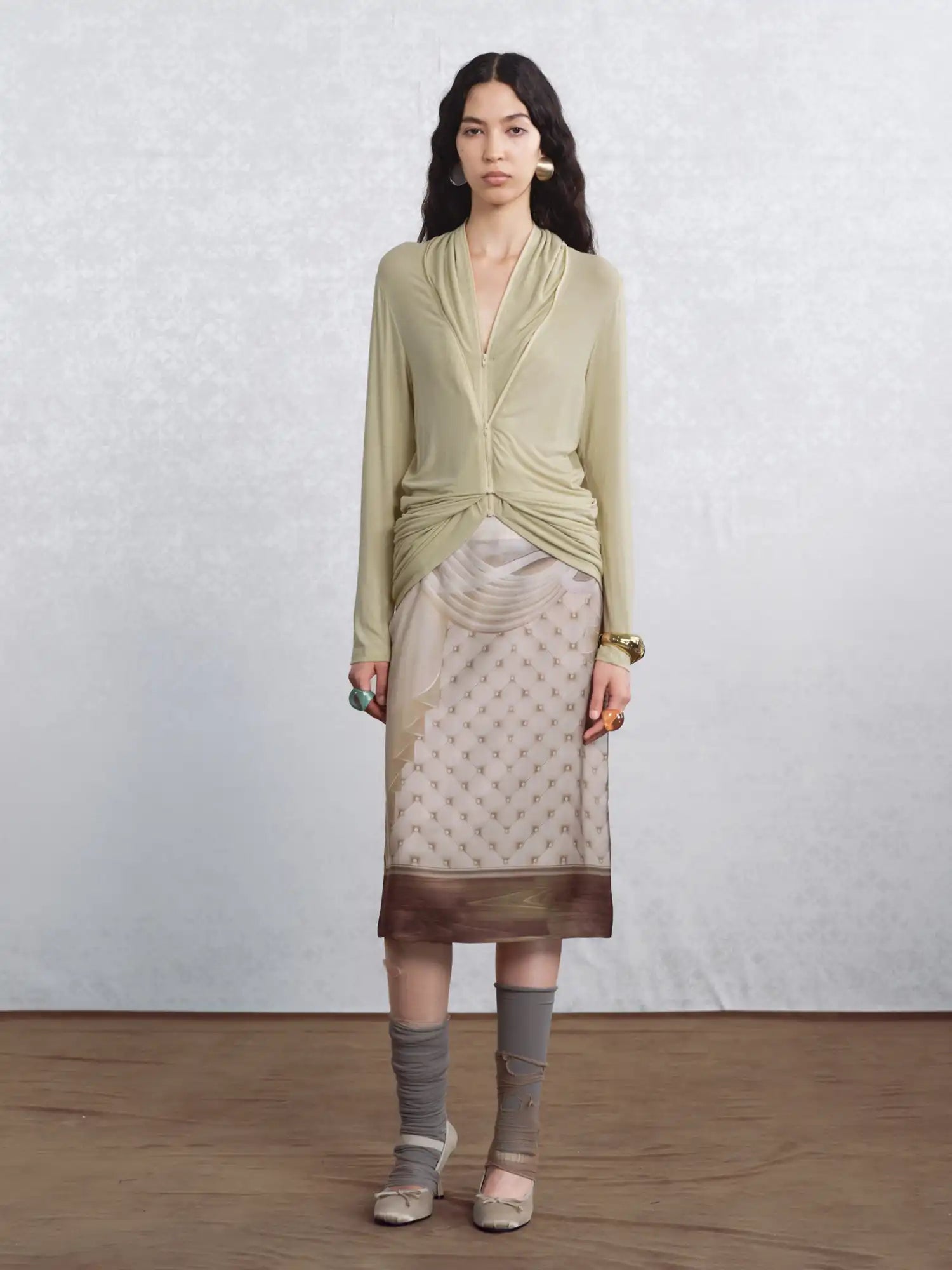 I'M STILL IN Faux Layered Zip Cardigan | Canton Collective