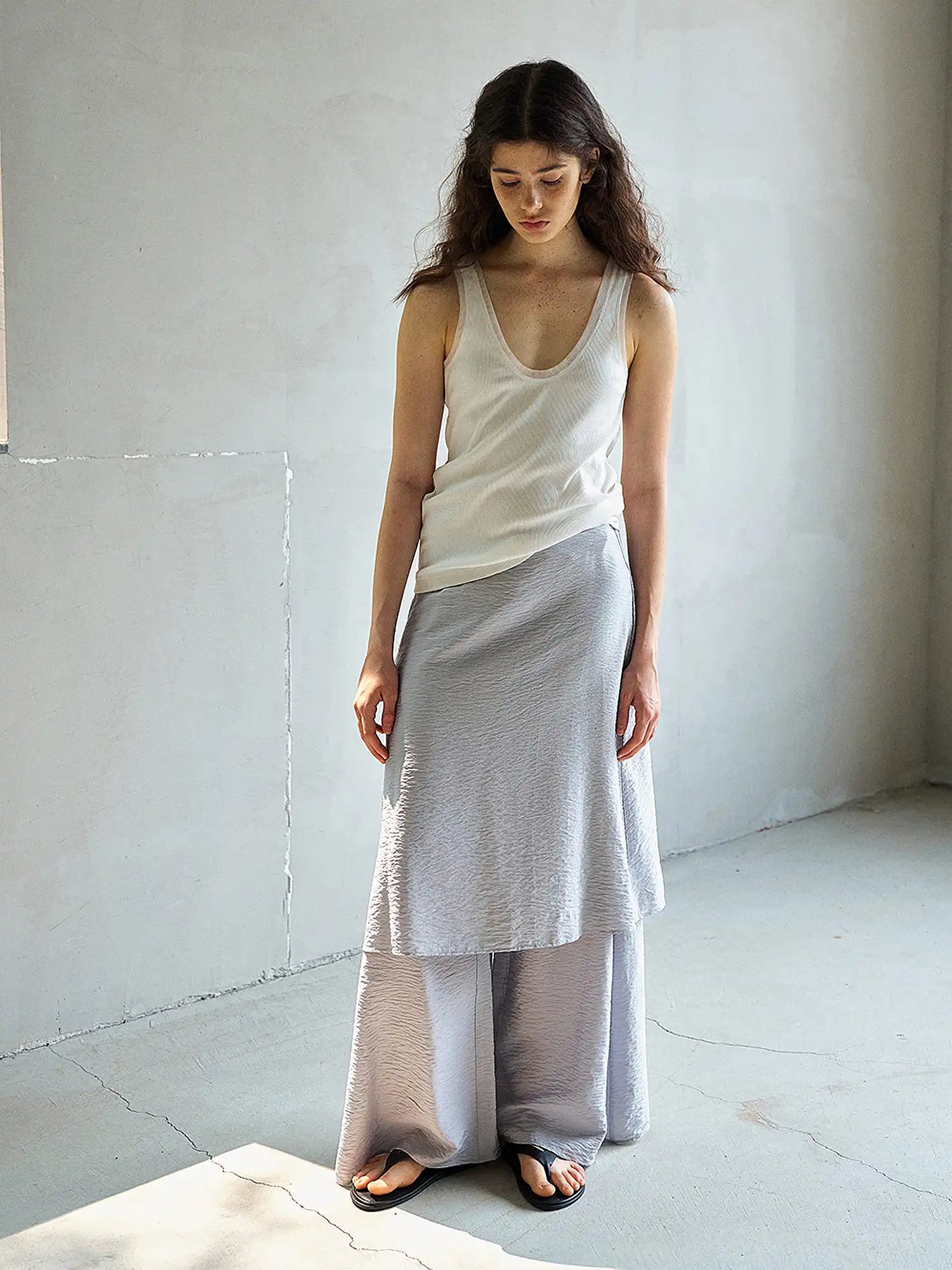 CantonCollective Design Faux Two-Piece Wide Leg Skirt Pants | Canton Collective