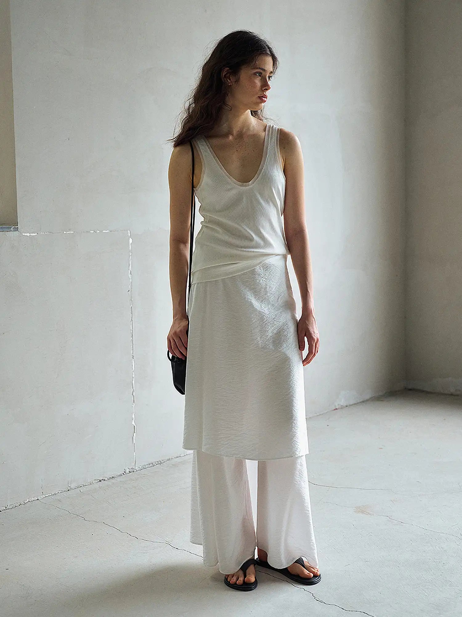 CantonCollective Design Faux Two-Piece Wide Leg Skirt Pants | Canton Collective