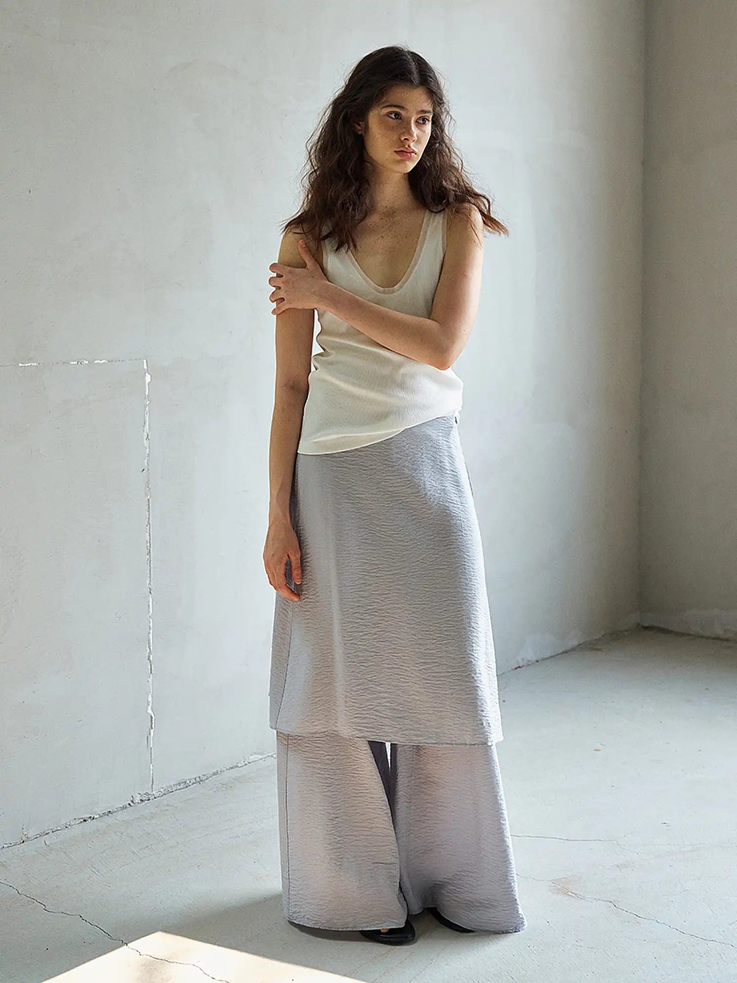 CantonCollective Design Faux Two-Piece Wide Leg Skirt Pants | Canton Collective