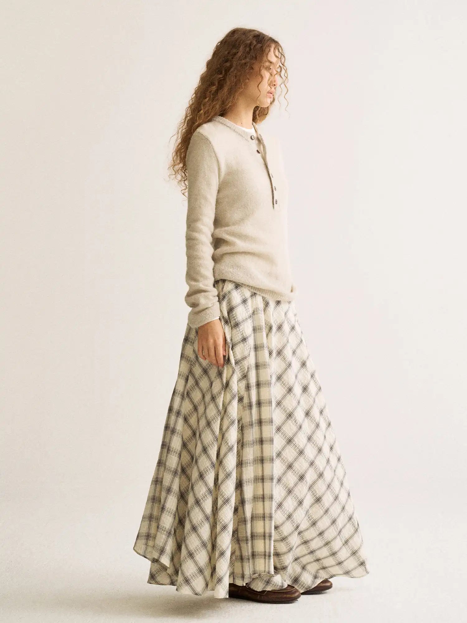 FirstFloor Fitted Henley Neck Sweater | Canton Collective