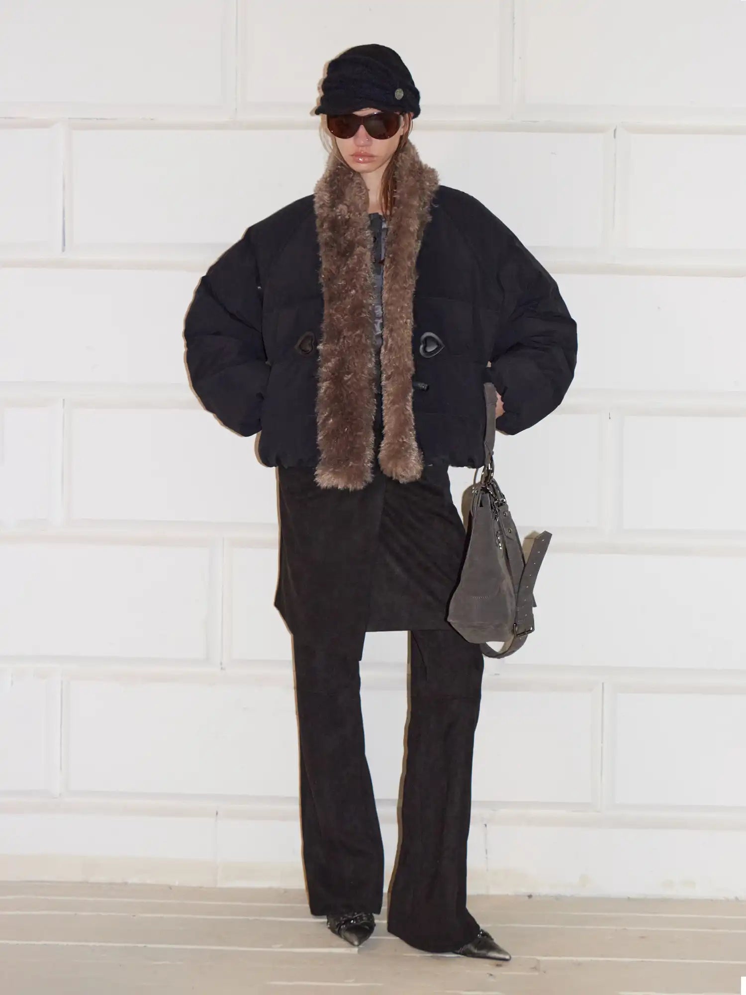 2th Desire Flared Distressed Leather Pants | Canton Collective