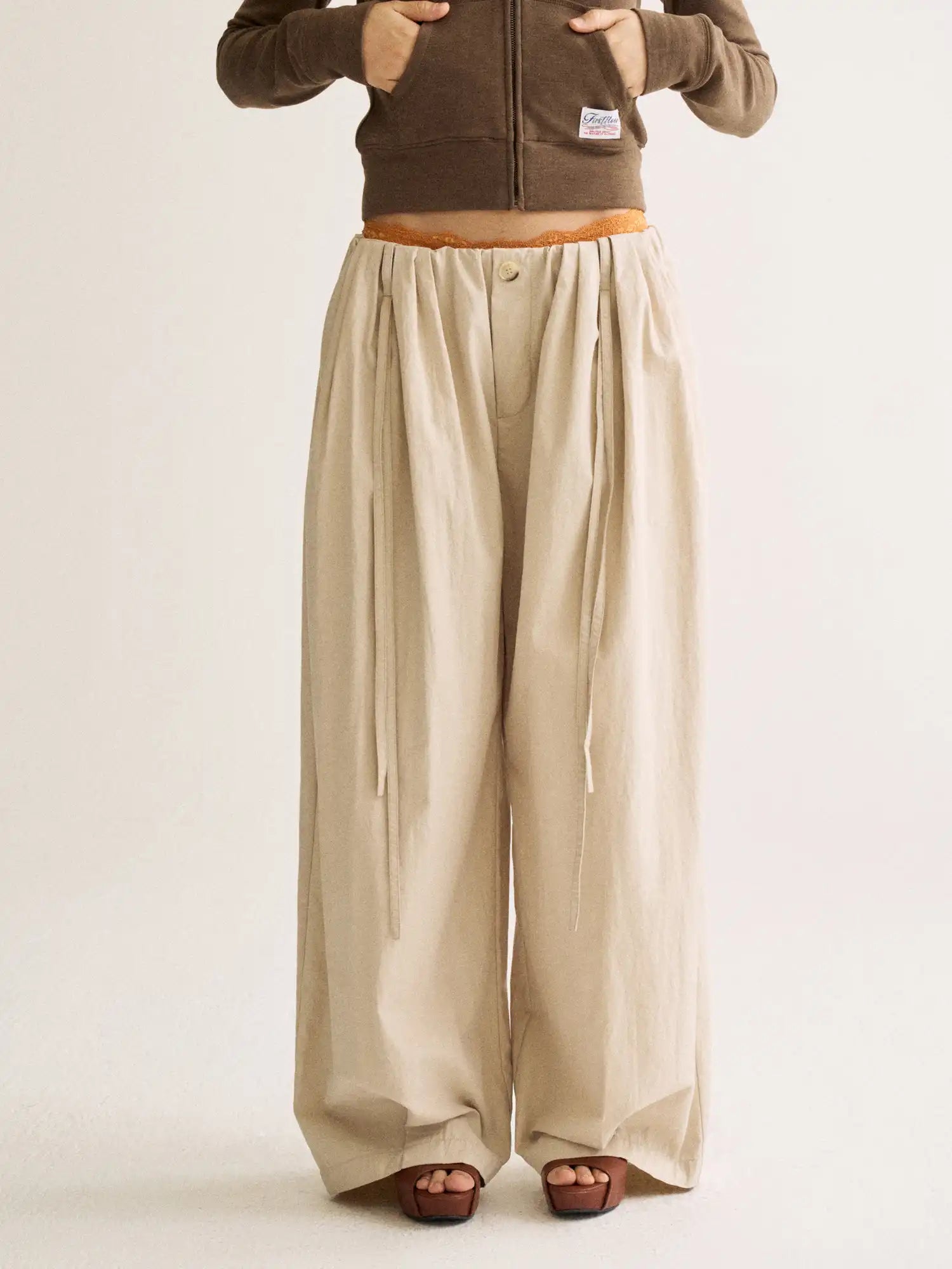 FirstFloor Floor Length Balloon Pants | Canton Collective