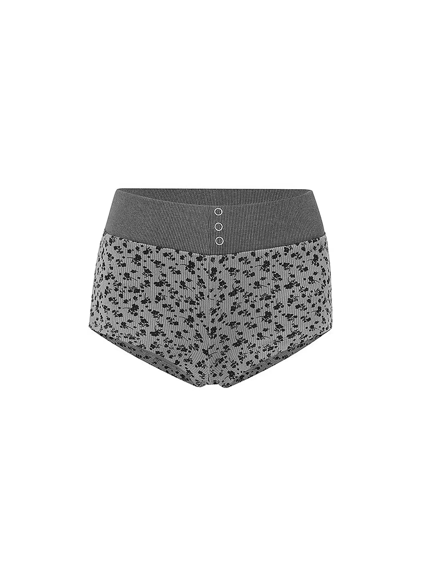Deleteex Floral Knit Micro Shorts | Canton Collective