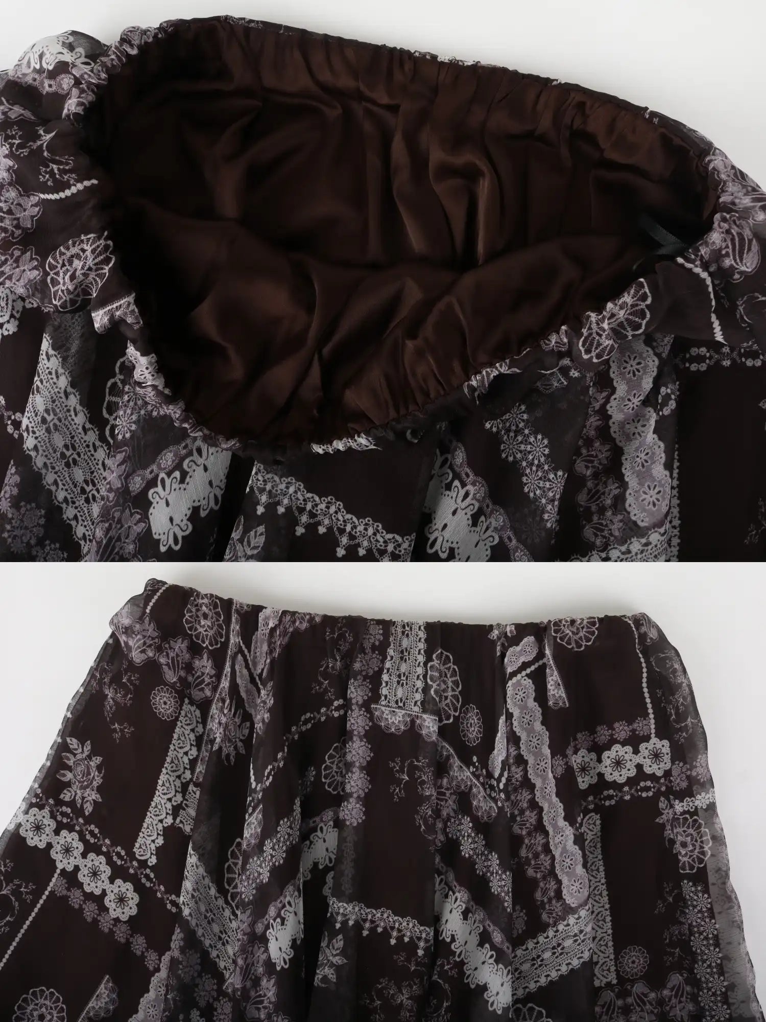 CantonCollective Design Floral Paisley Asymmetric Midi Skirt with Breezy Handkerchief Cut | Canton Collective