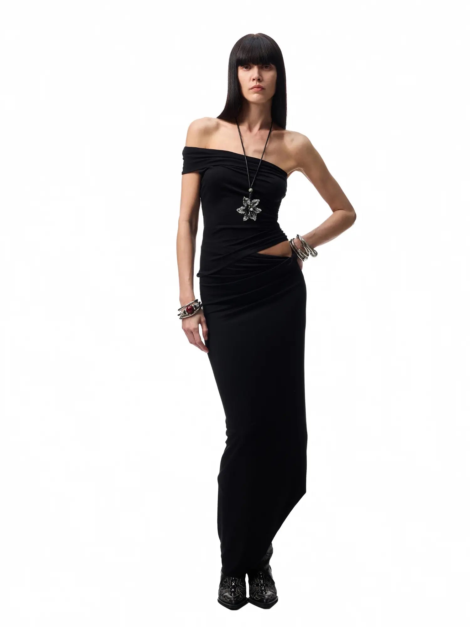 1Jinn Studio Foldover Collar Asymmetric Tank Top | Canton Collective