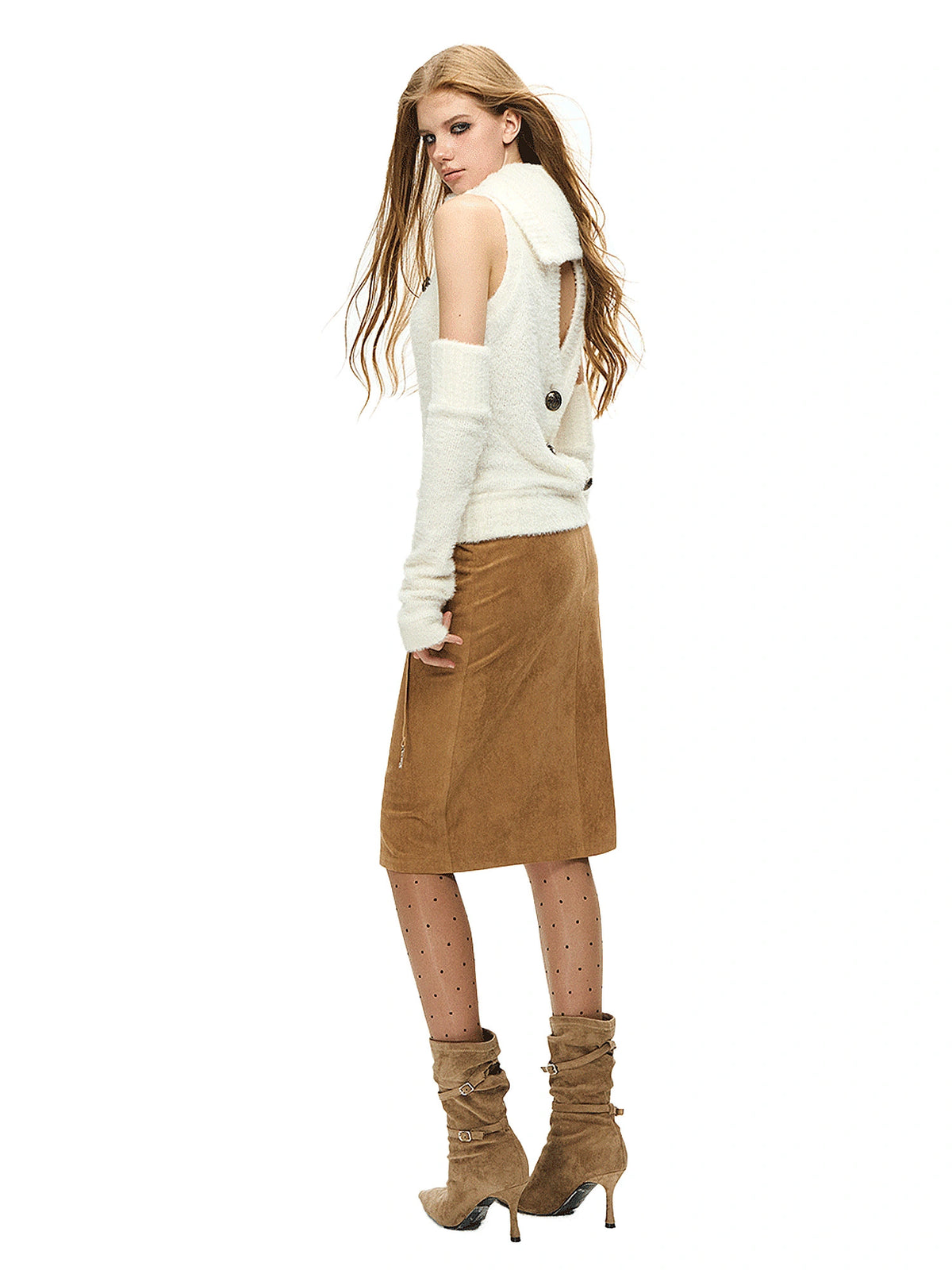 Deleteex Foldover High Neck Sweater Vest | Canton Collective