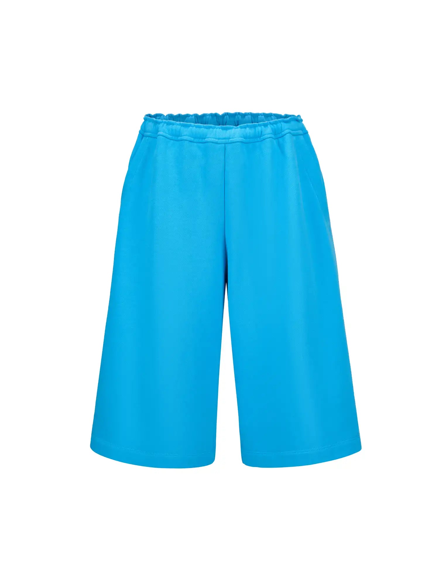 Ayo Foldover Waist French Terry Bermuda Shorts | Canton Collective