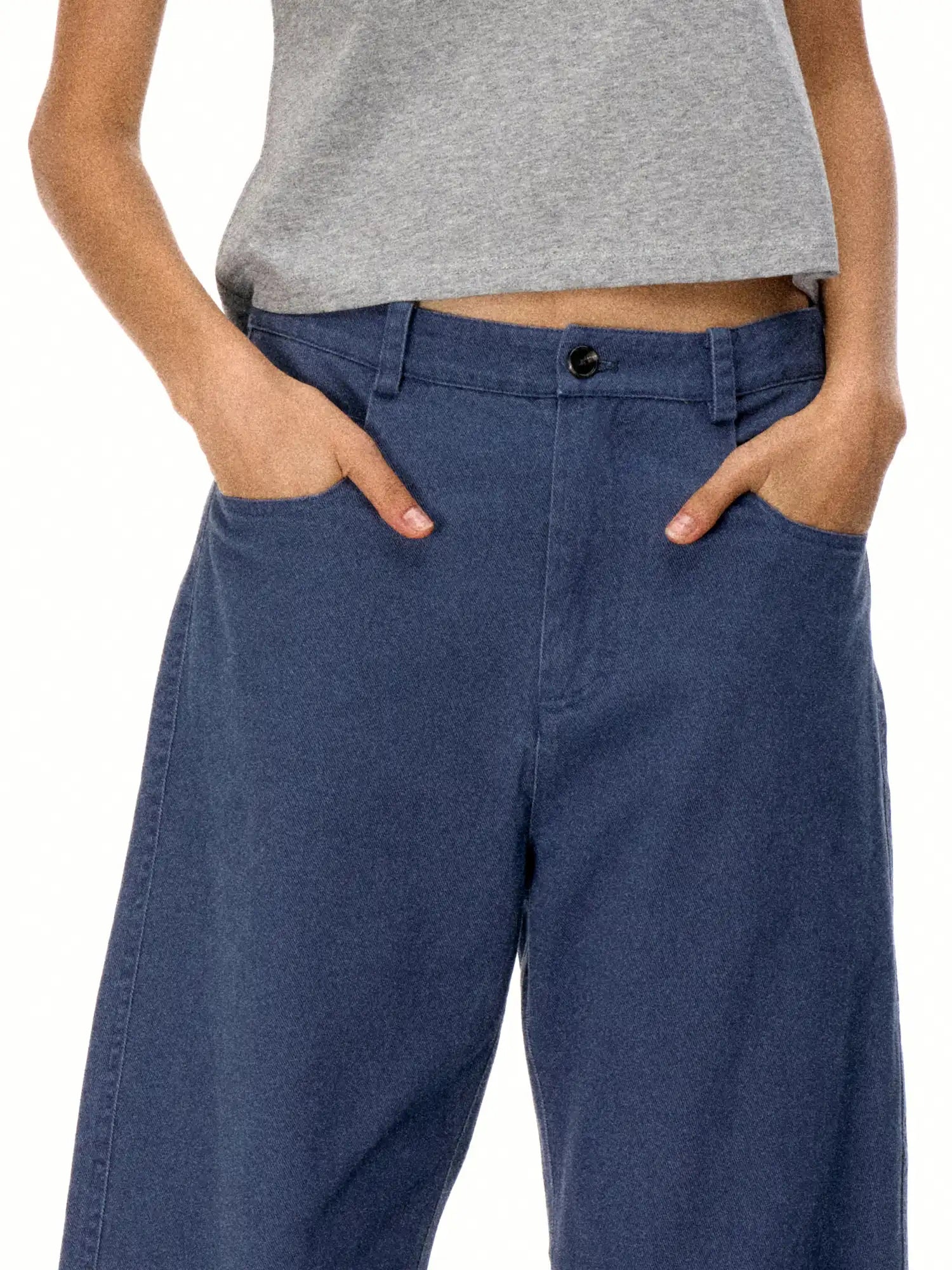 FirstFloor French Style Cotton Baggy Cargo Pants | Canton Collective