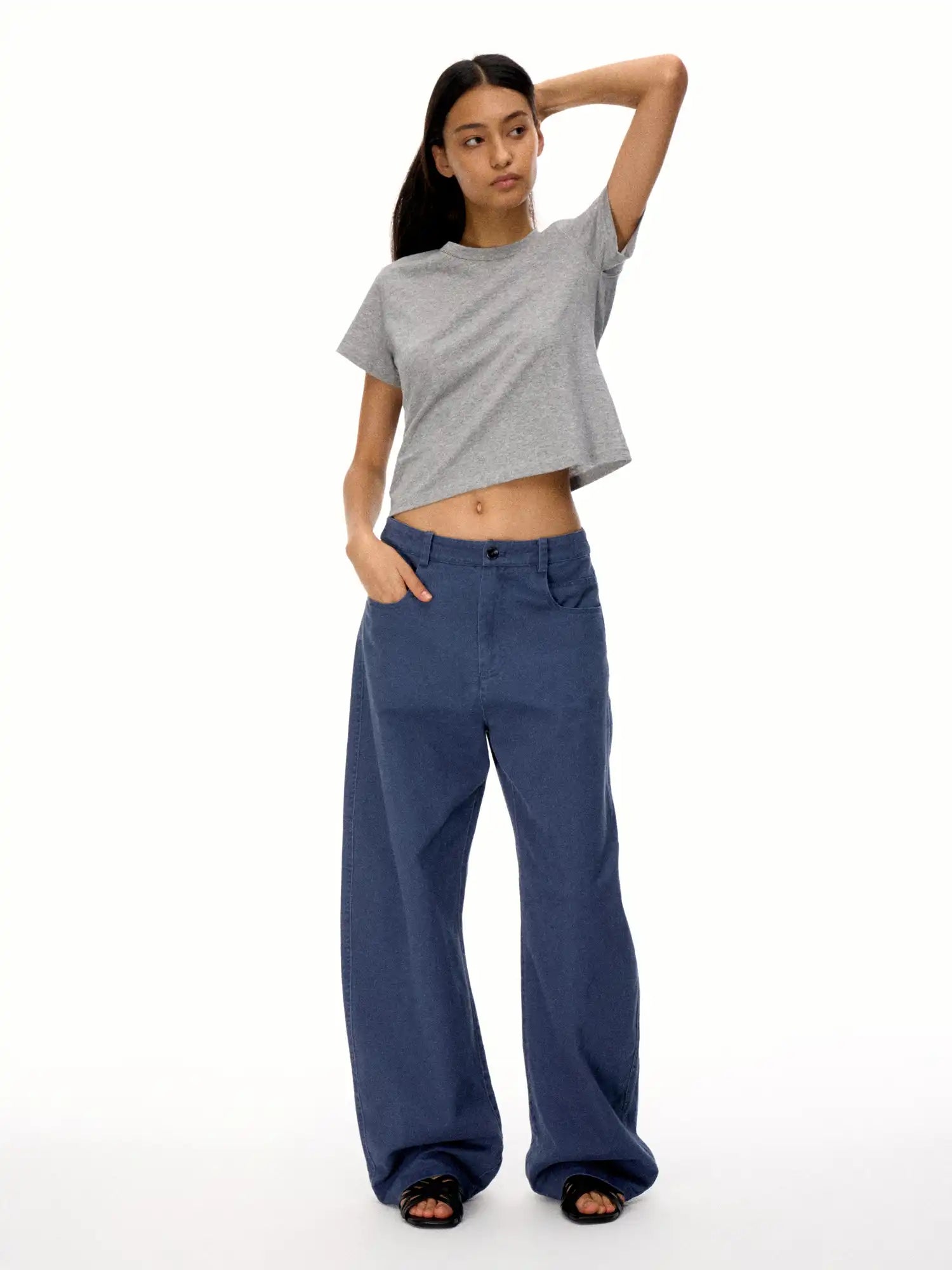 FirstFloor French Style Cotton Baggy Cargo Pants | Canton Collective