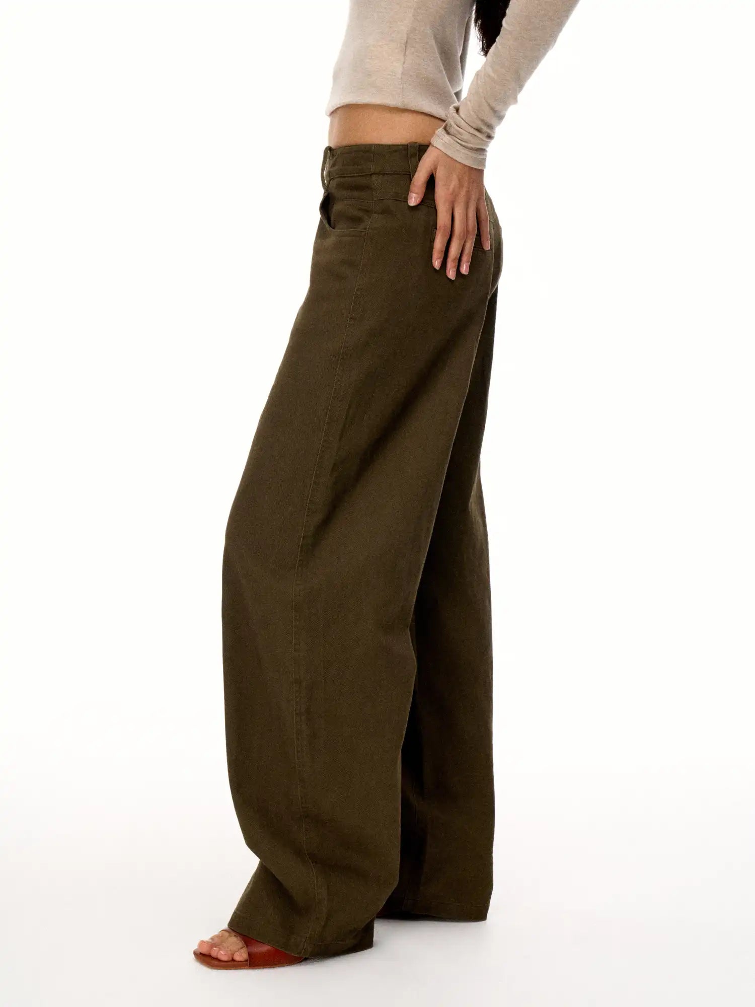 FirstFloor French Style Cotton Baggy Cargo Pants | Canton Collective