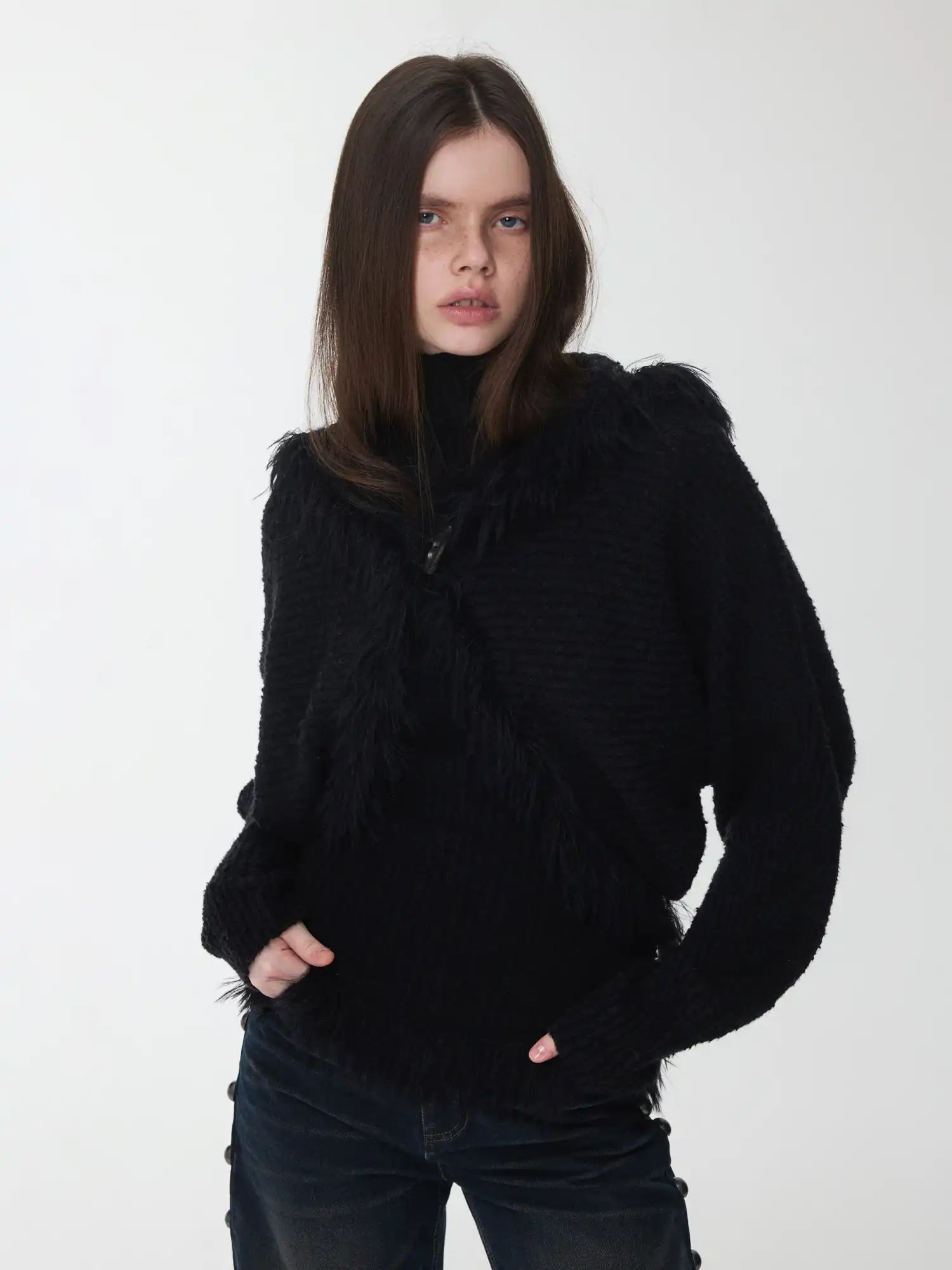 1Jinn Studio Fringe Knit Vest & Cardigan Vest Set | Canton Collective