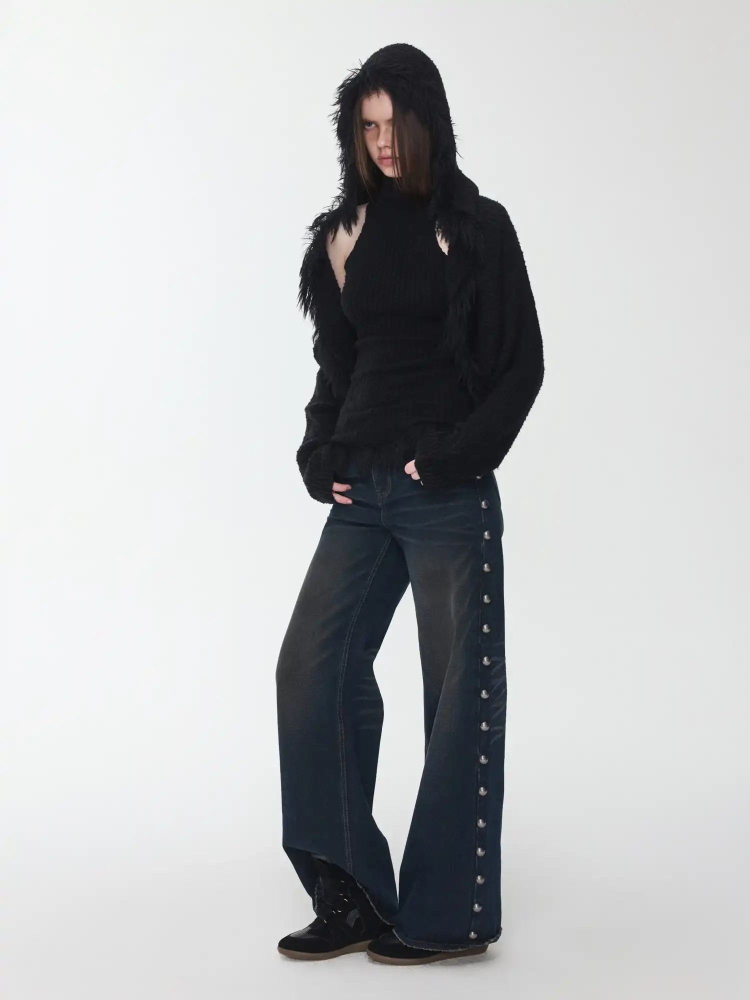 1Jinn Studio Fringe Knit Vest & Cardigan Vest Set | Canton Collective