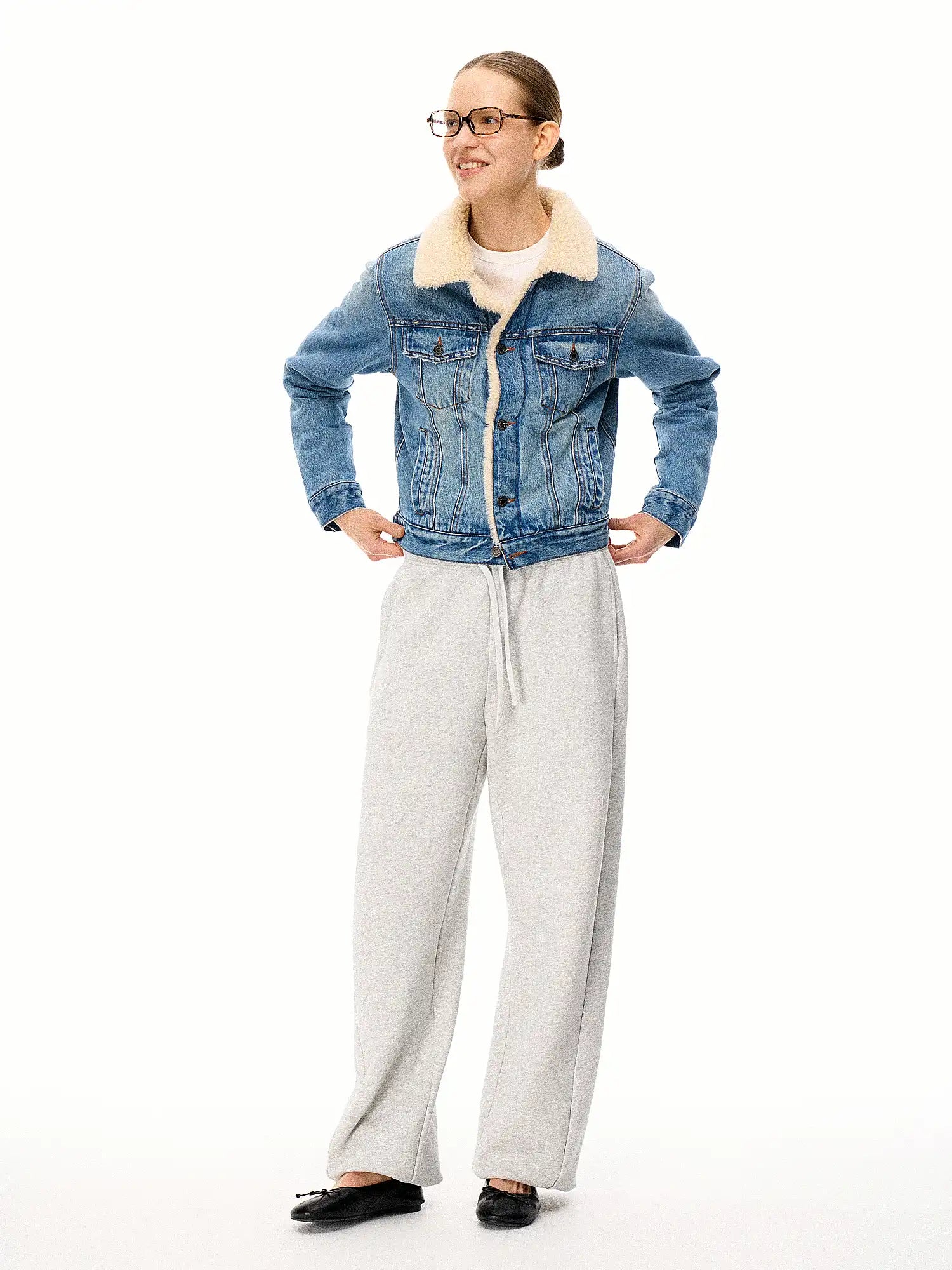 FirstFloor Fur Collar Classic Denim Jacket | Canton Collective